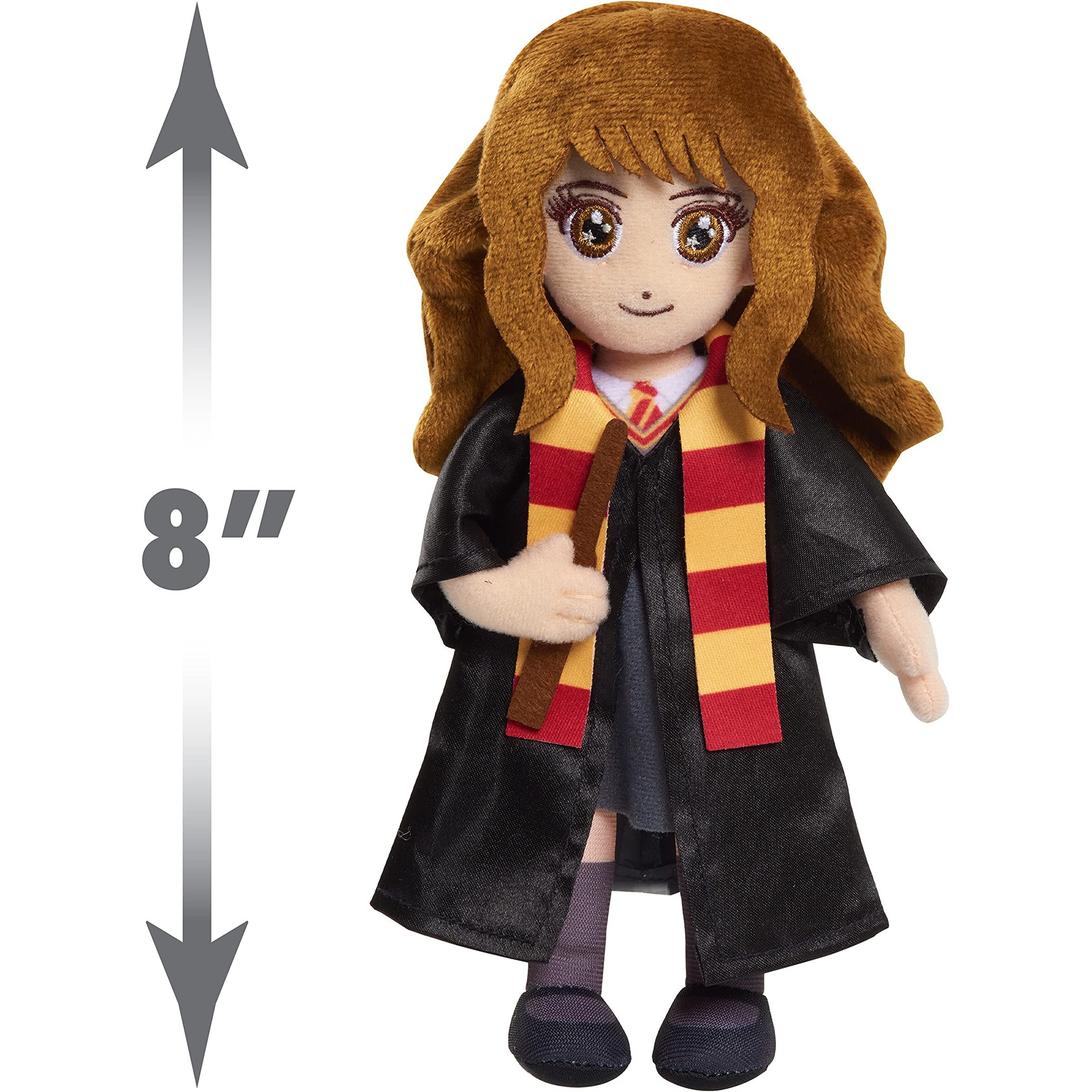 Harry Potter 8-Inch Spell Casting Wizards Hermione Granger Small Plushie With Sound Effects