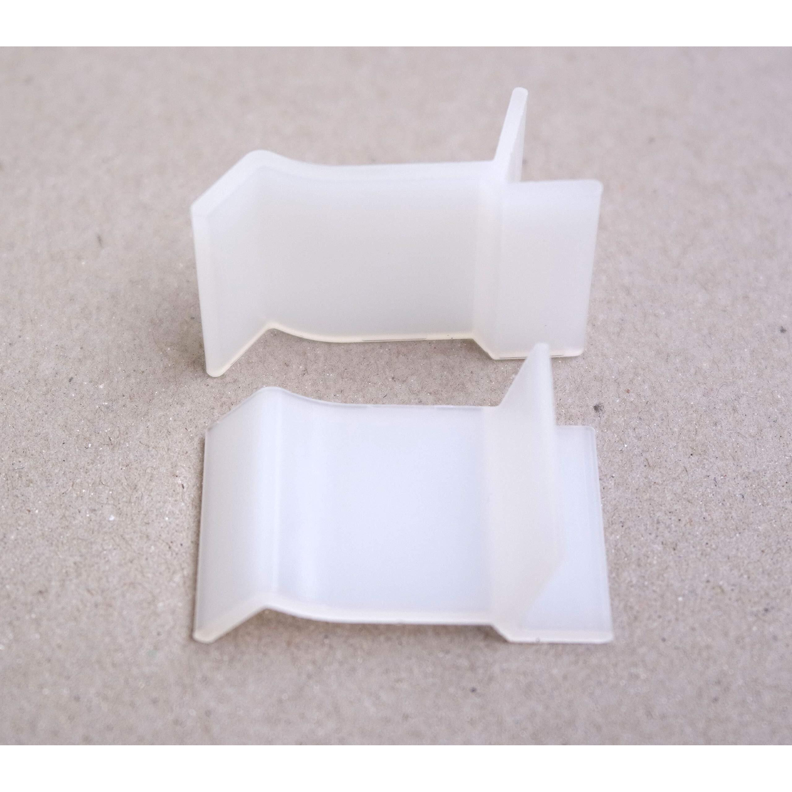 Goodszone 10/Pack Table Rim Clips Nylon Patio Table Furniture Repair 1.23" Or 1.575" Length, Hoose Color And Size (1.23" X 0.76", Natural)