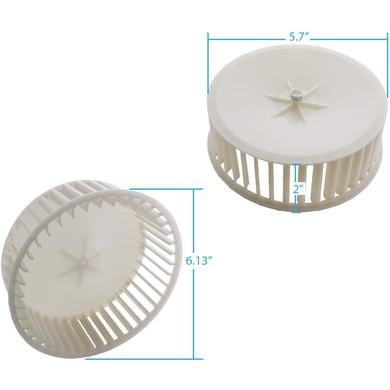 2024 Upgraded 5901A000 Fan Blower Wheel Assembly Made In The Usa, Oem, Compatible With Broan Nutone Fan Blower Wheel -2 Year Warranty By Kitchen Basics 101 (1)