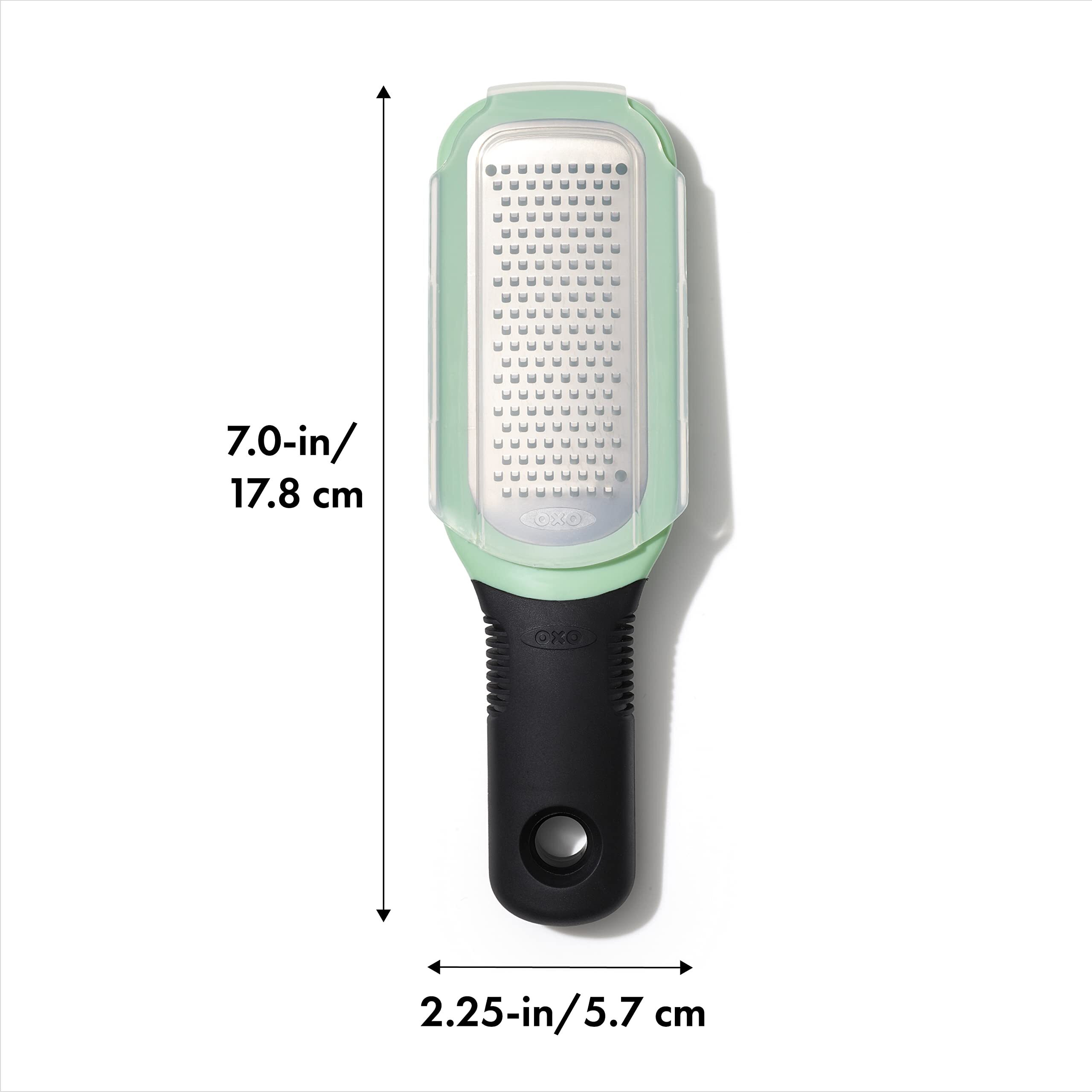Oxo Good Grips Etched Ginger & Garlic Grater, Green,UsOne Size