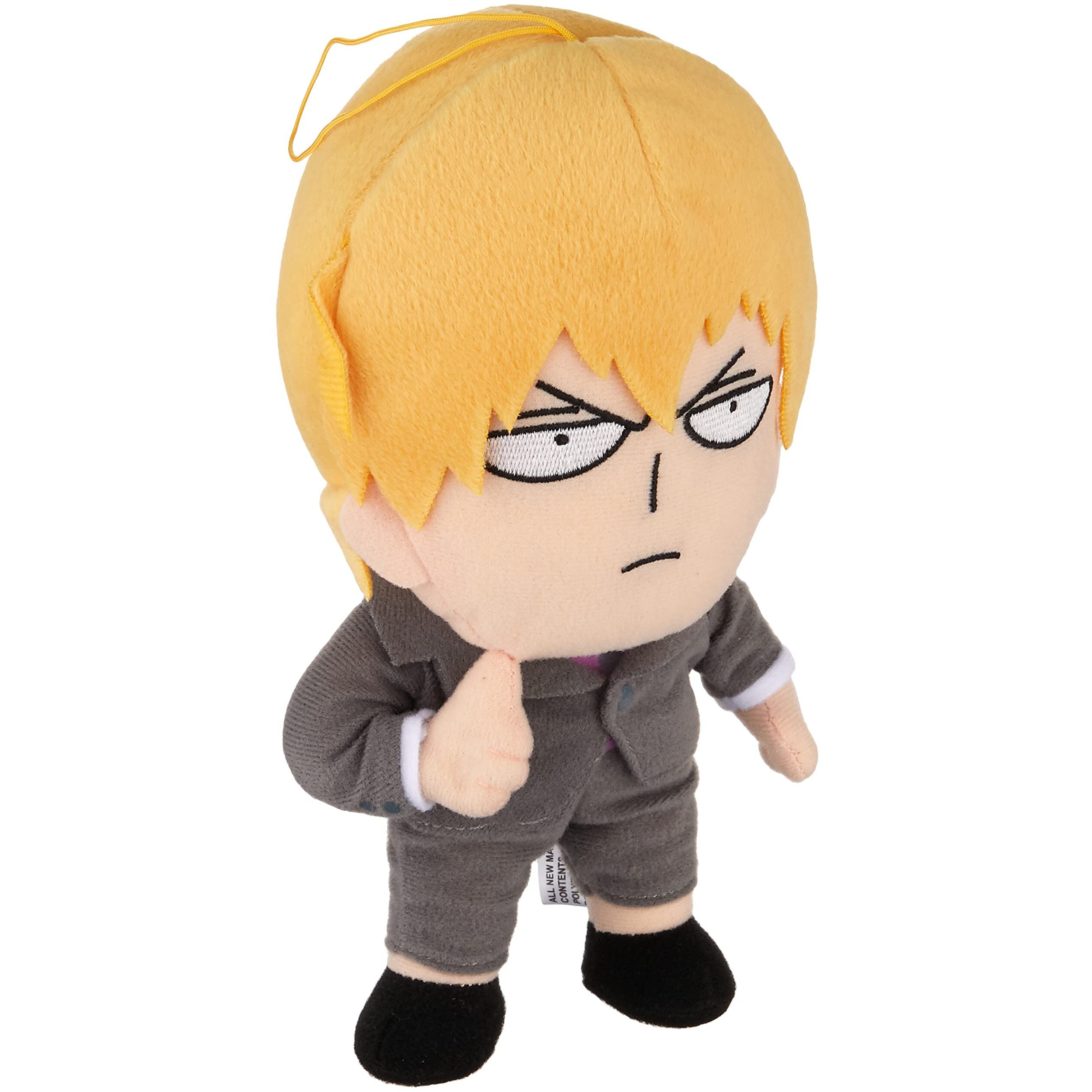 Great Eastern Entertainment Mob Psycho 100 - Arataka Plush 8'',Multi-Colored