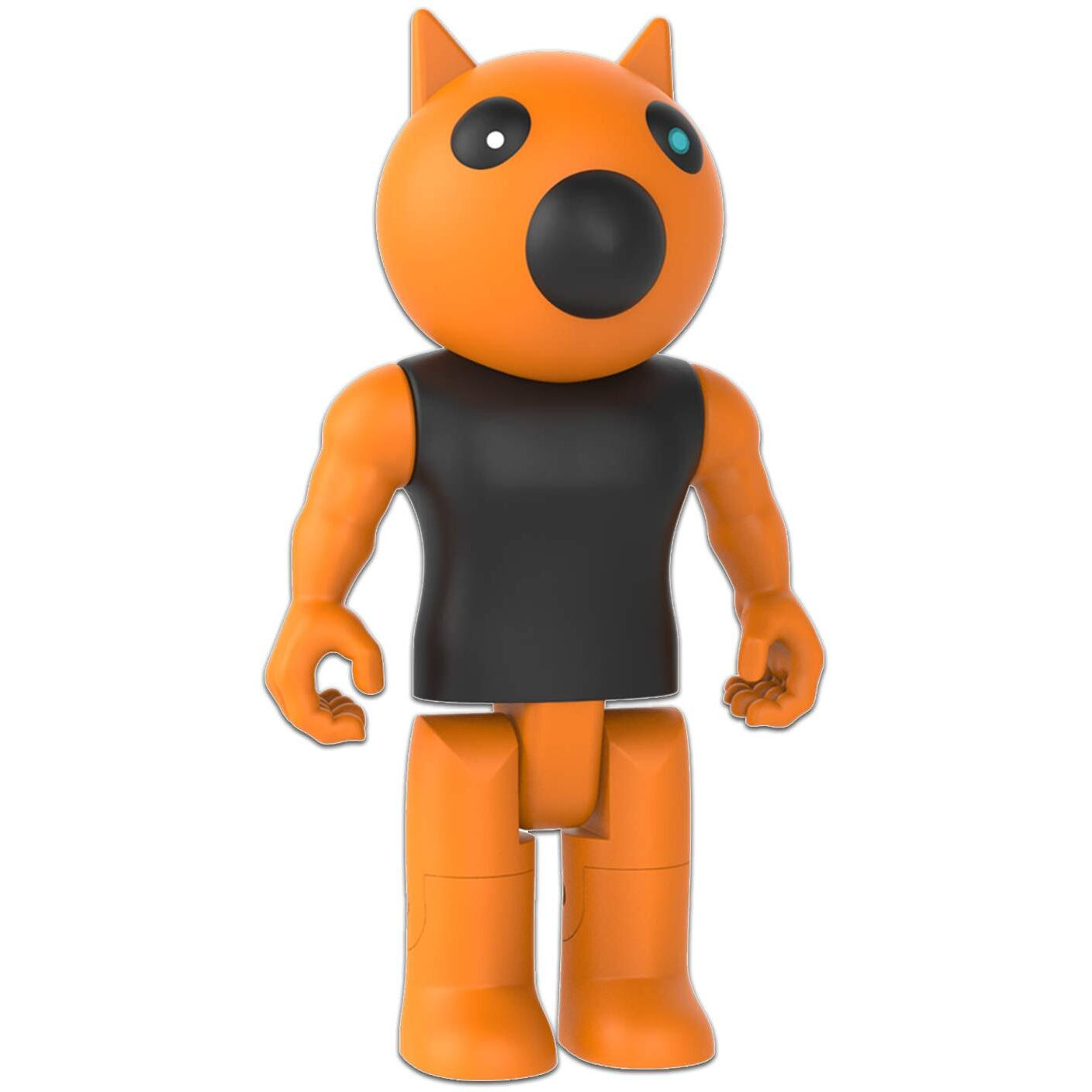 Piggy Action Figure - Foxy Articulated Buildable Action Figure Toy, Series 1 Collectible