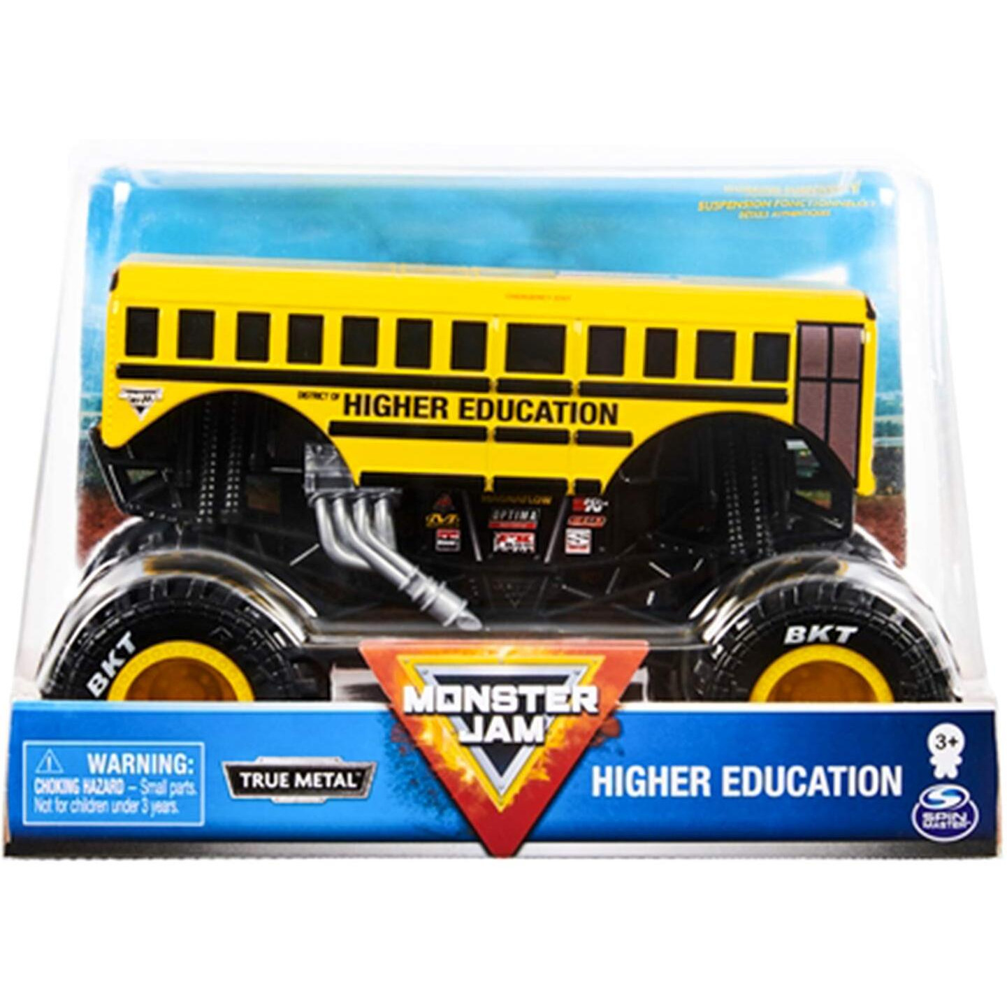 Monster Jam, Official Higher Education Monster Truck, Die-Cast Vehicle, 124 Scale