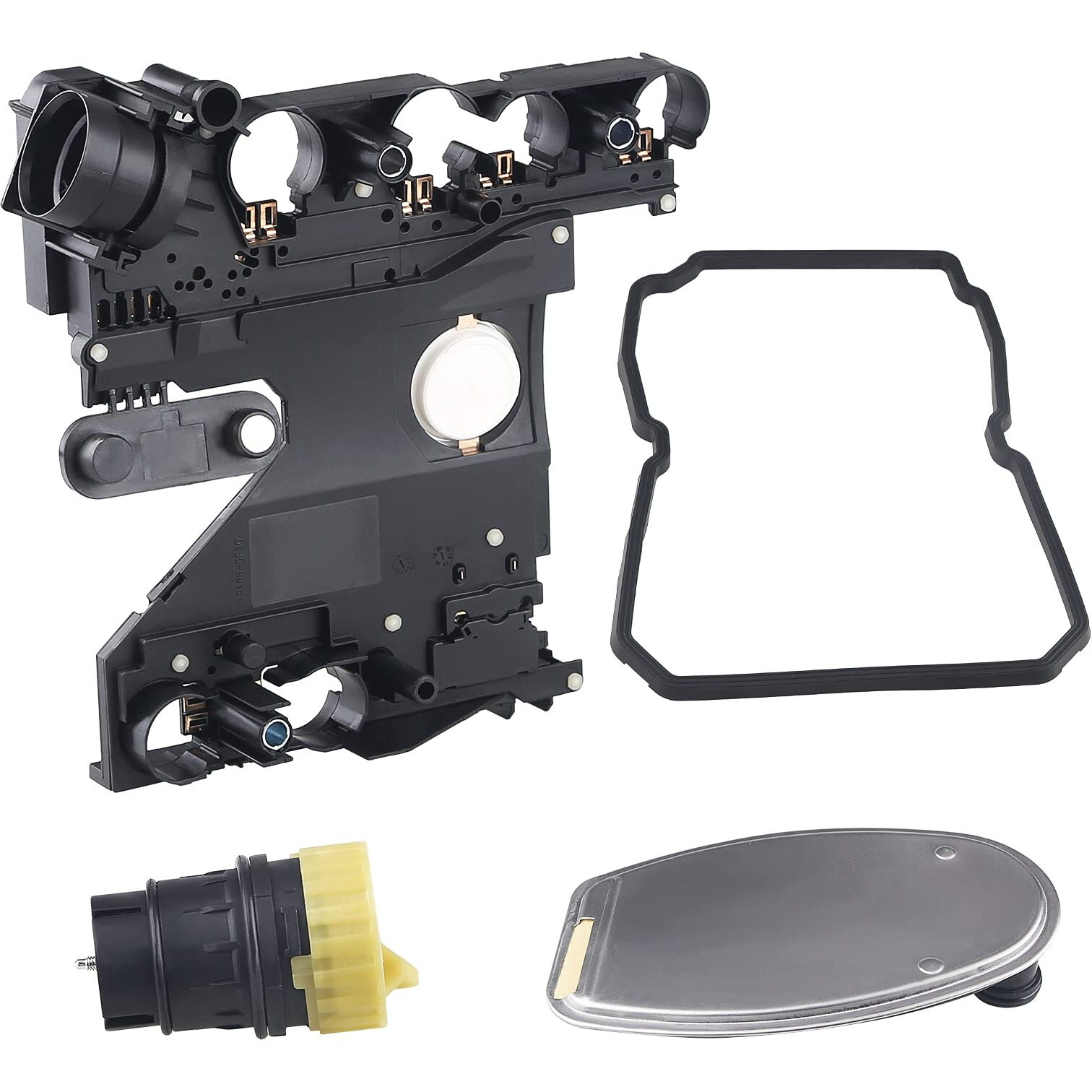 Waterwich Transmission Conductor Plate + Connector Adapter+ Filter + Gasket Kit Compatible With Mercedes-Benz Replace 1402710080 1402701161 2035400253
