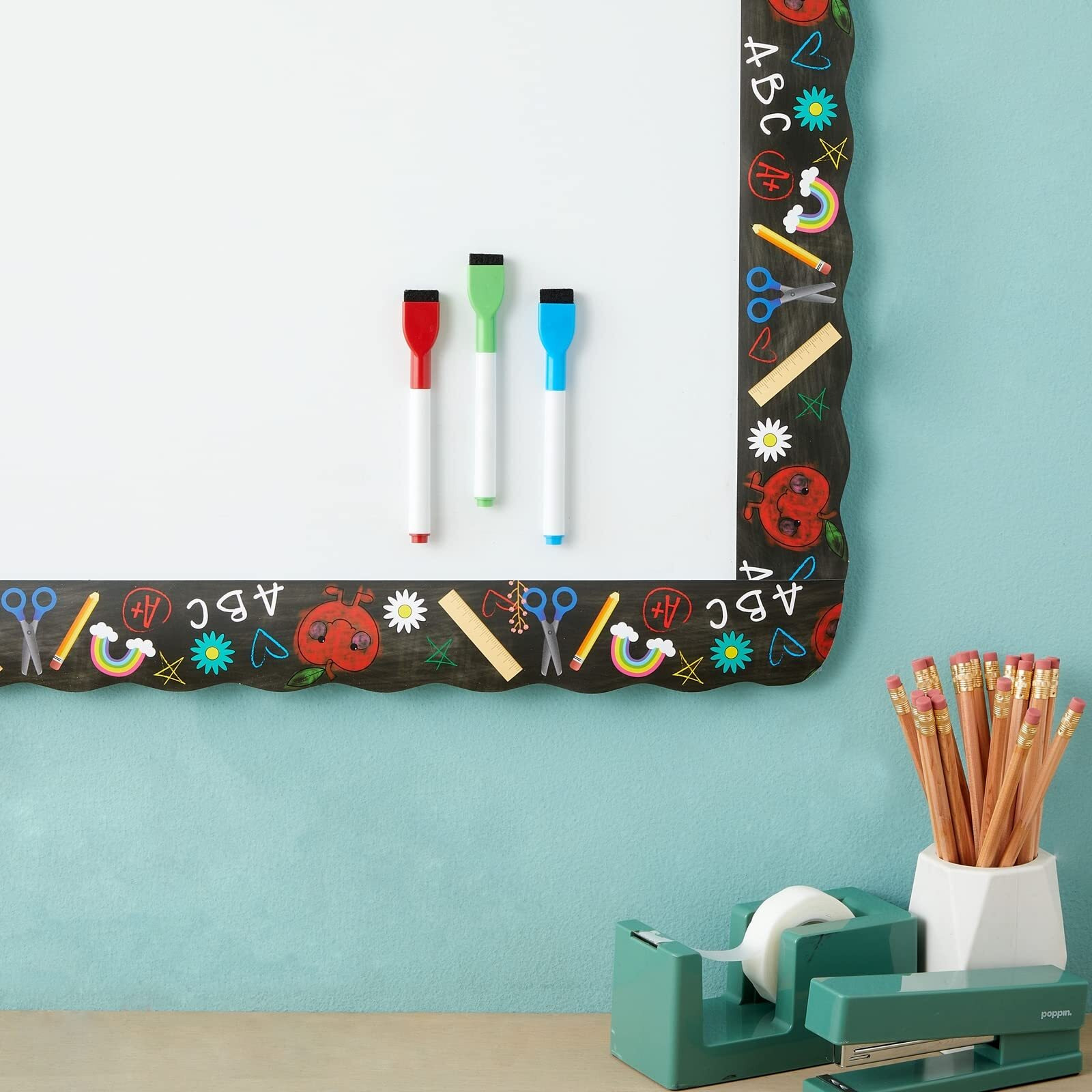 Bright Creations 6-Rolls 234 Feet Of Holiday Scalloped Bulletin Board Borders For Classroom Decor, Whiteboard, Chalkboard, School Decorations, 6 Assorted Designs For Teacher Supplies (78 Pieces)