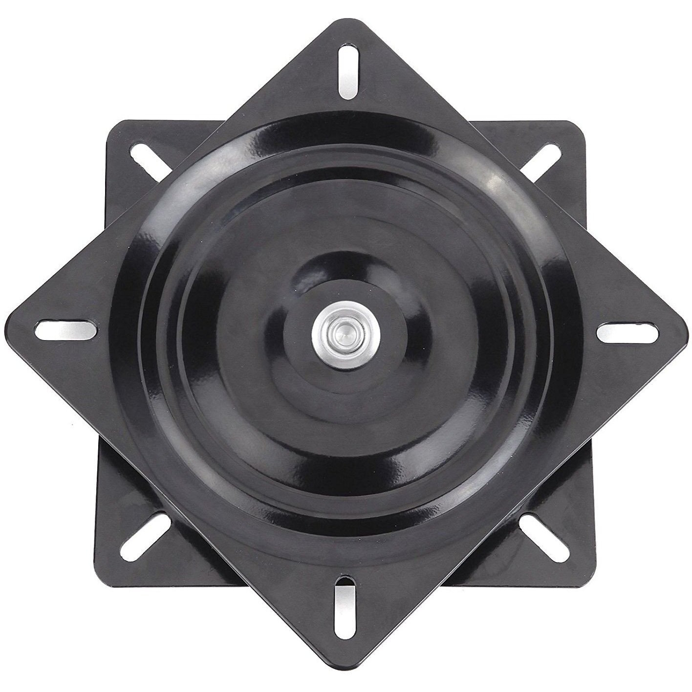 Dailydanny Heavy Duty Bar Stool Swivel Replacement For Recliner Chair & Bar Stool Square Swivel Furniture Replacement(Ball Bearing) (8 Inch)