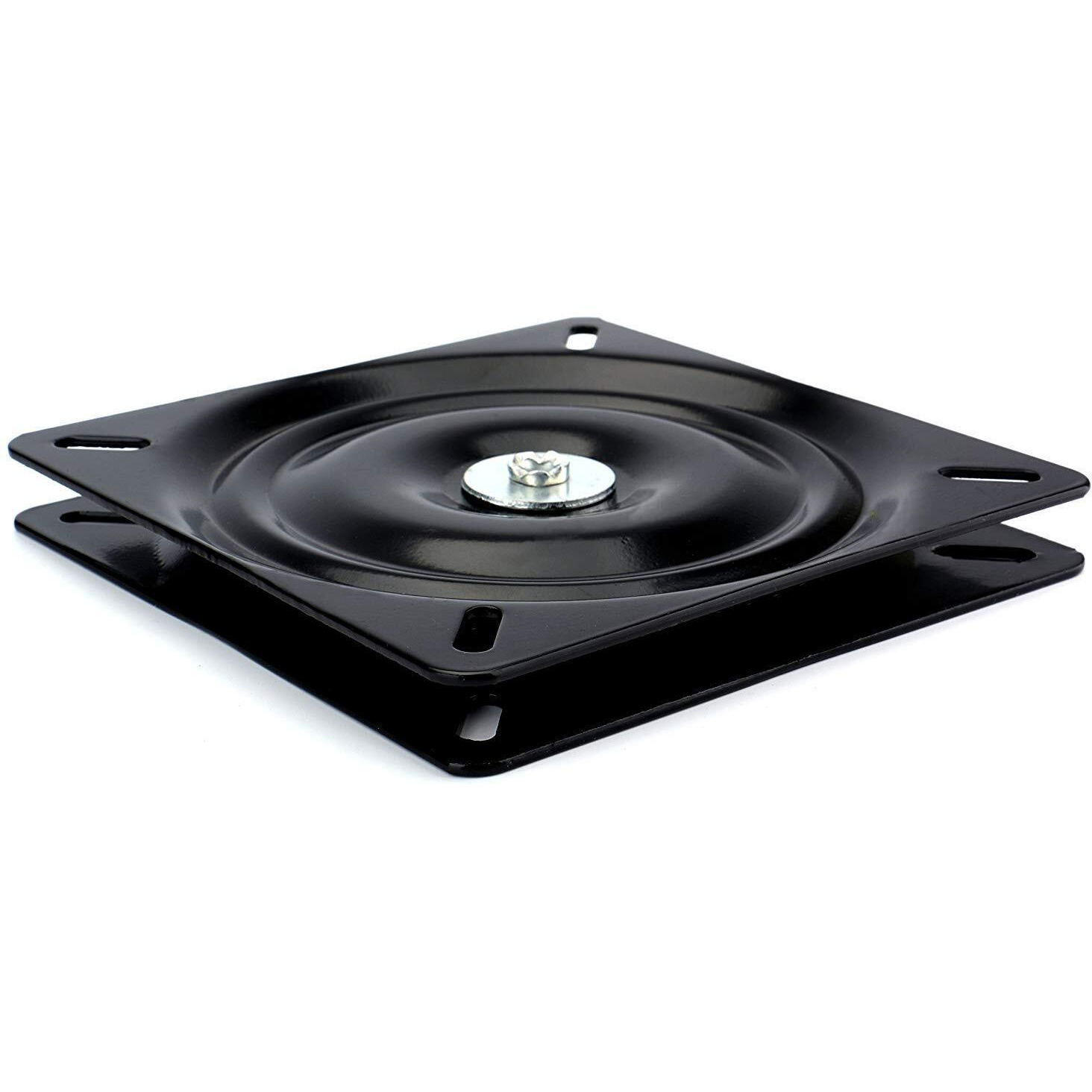 Dailydanny Heavy Duty Bar Stool Swivel Replacement For Recliner Chair & Bar Stool Square Swivel Furniture Replacement(Ball Bearing) (8 Inch)