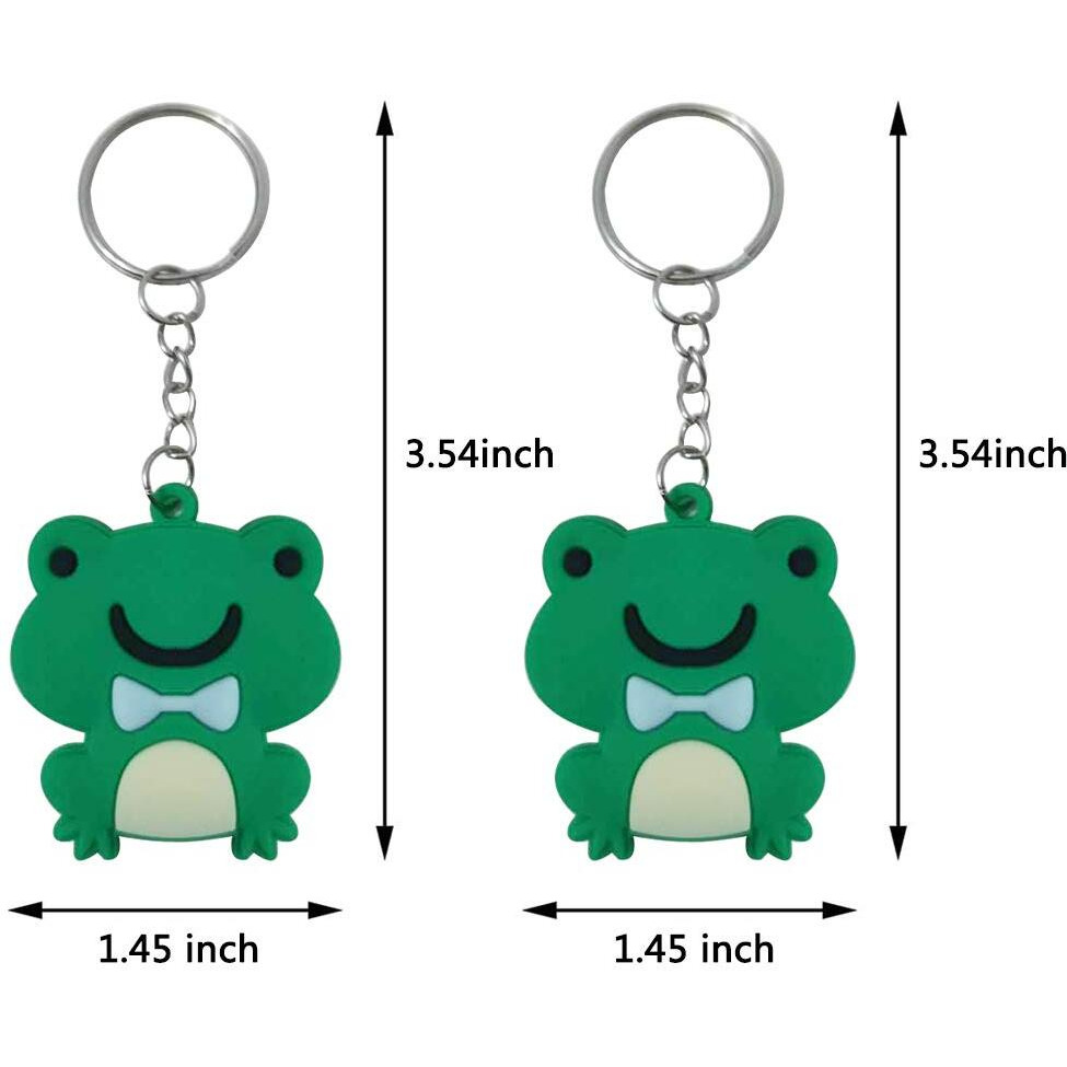 Imagitek 20 Pack Frog Keychains Decorations For Back To The 80S Party, Frog Themed Party Favors, Birthday Party Bag Fillers, Birthday Gifts