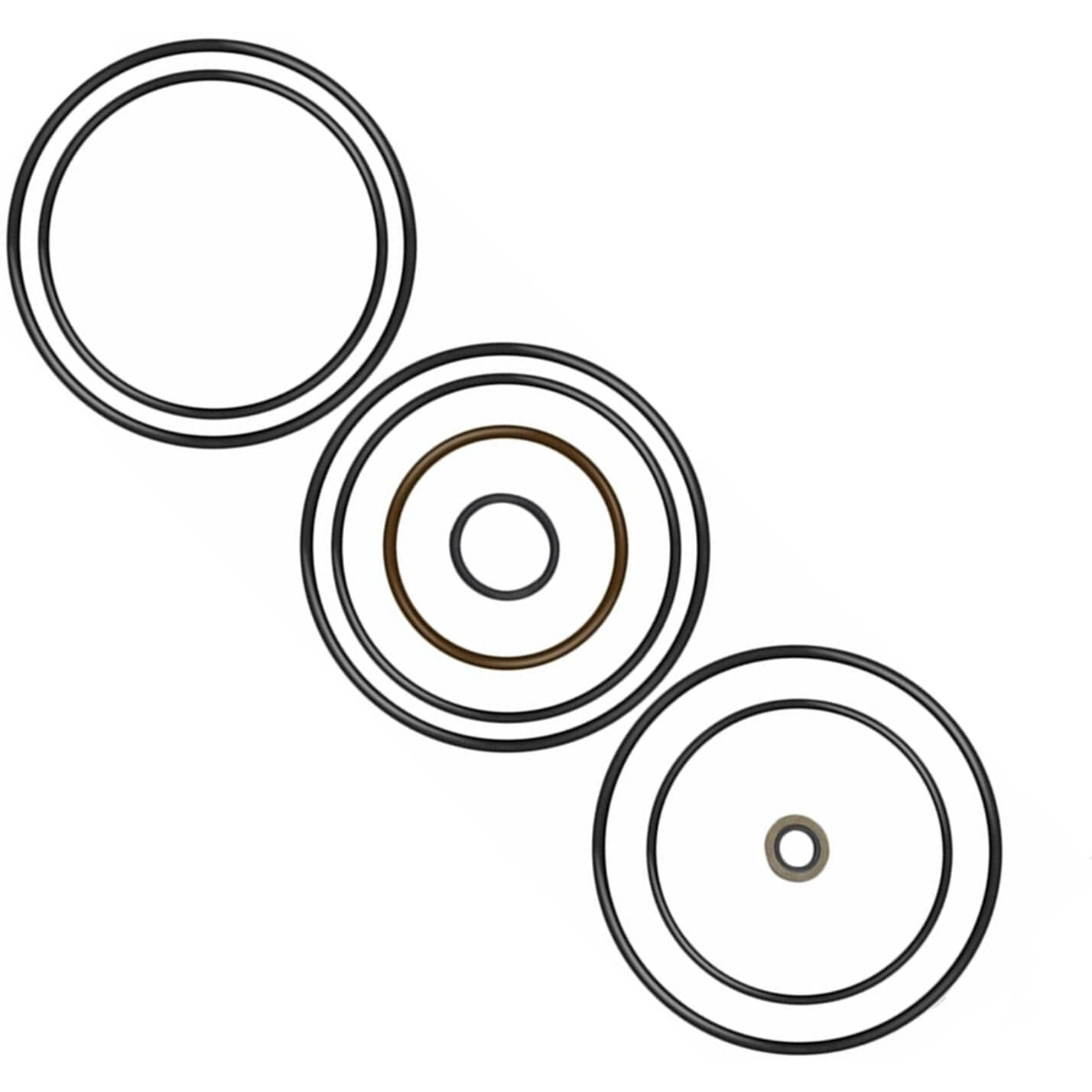 5006373 Gearcase Seal Kit - By Huthbrother, Compatible With Johnson Evinrude 396354 434516 437752 437753 438278 439141 5000411, Fits Model 75-250 Hp