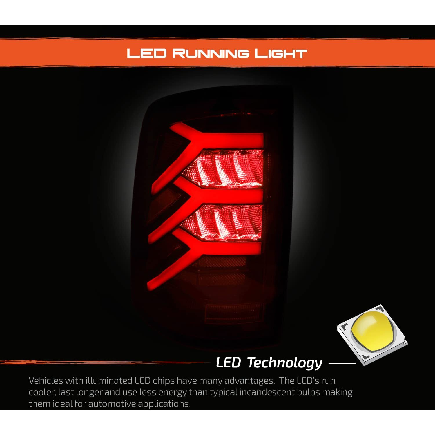 Akkon - Fits 2009-2018 Dodge Ram 1500 2500 3500 Truck 3D Led Black Smoked Tail Lights Pair Driver Left + Passenger Right