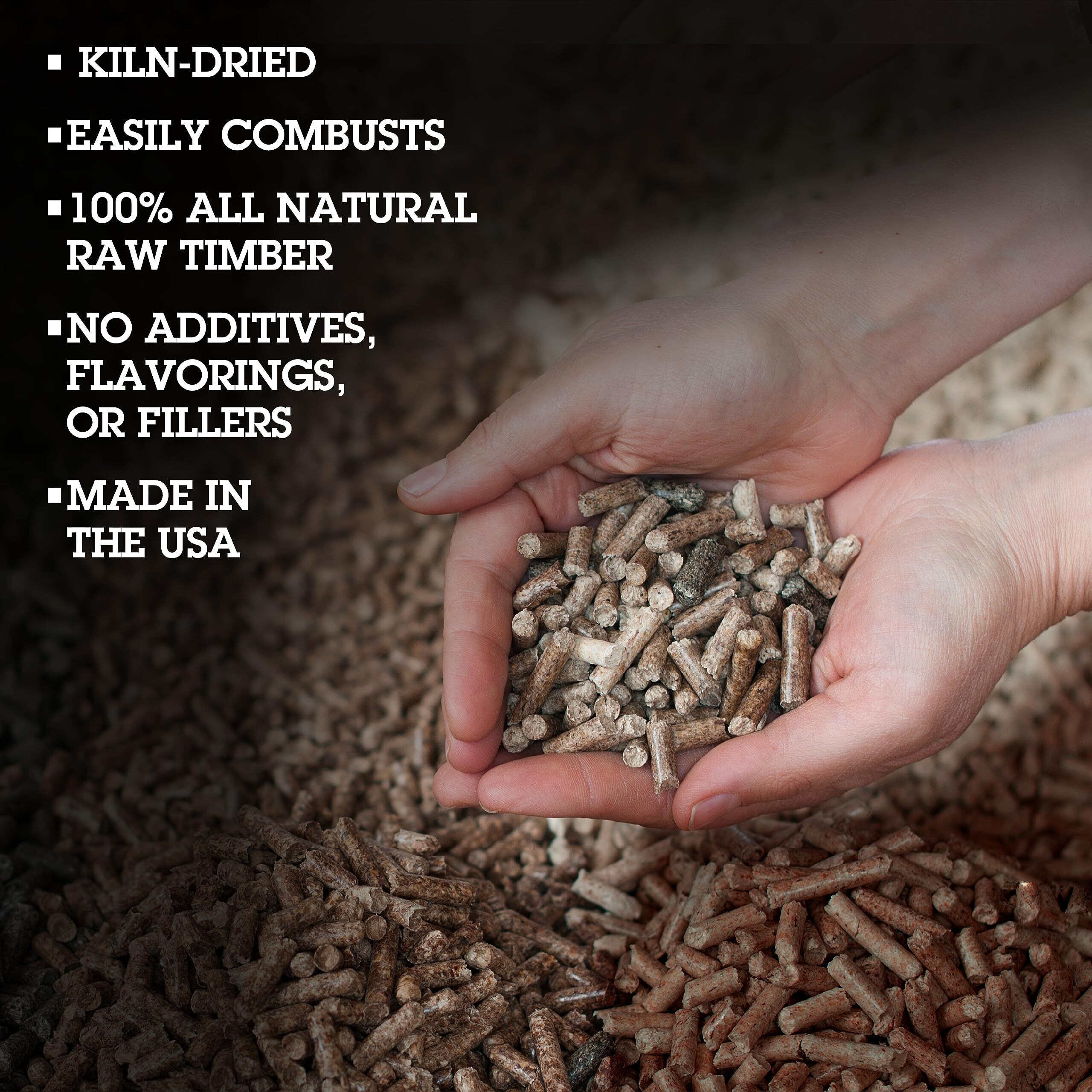 Camerons Smoking Wood Pellets (Maple, 1 Pint)- Kiln Dried Bbq Pellets- 100% All Natural Barbecue Smoker Chips- For Pellot Smokers And Pellet Grills - Easy Combustion, Infuse Smokey Flavor