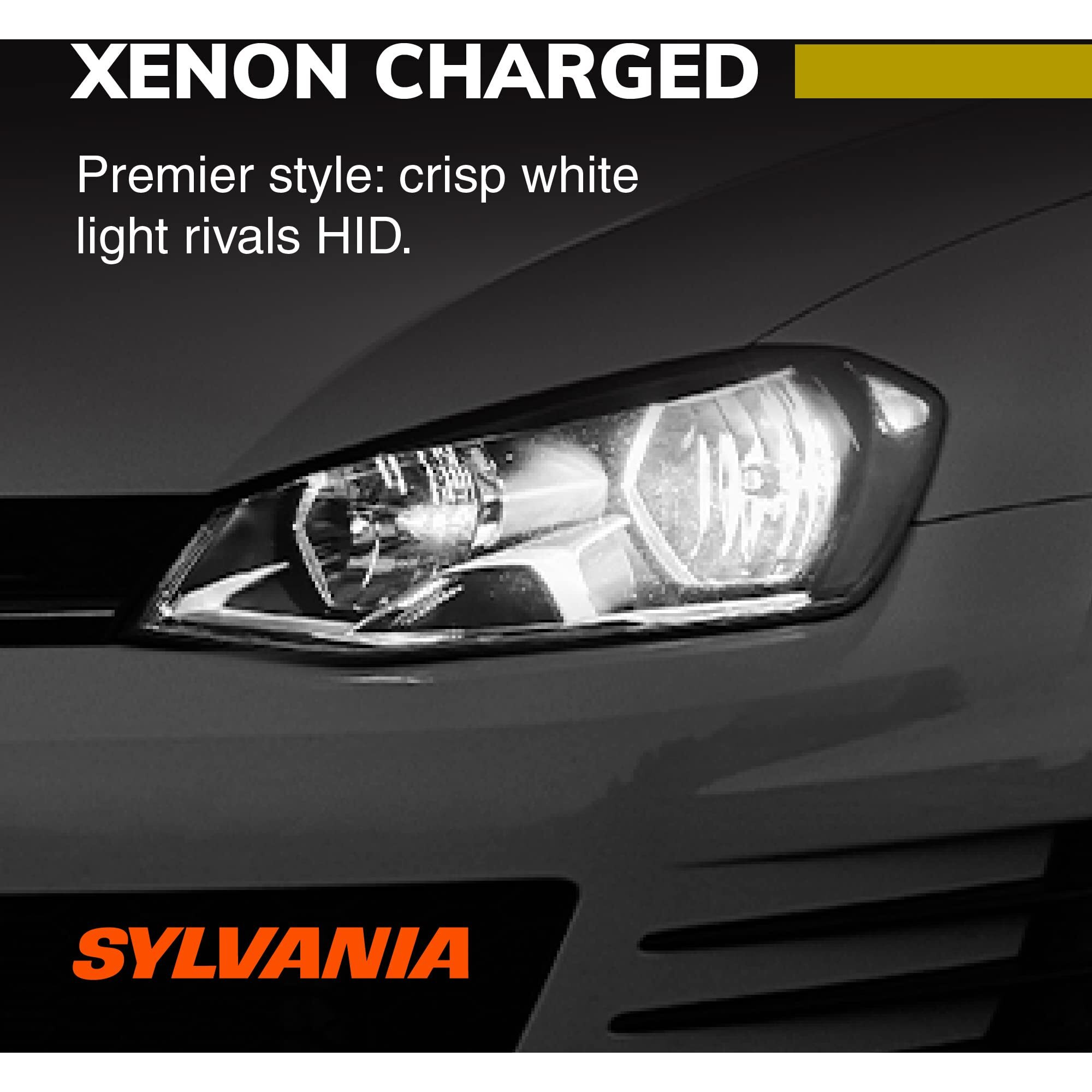 Sylvania - 9007 (Hb5) Silverstar Zxe Gold High Performance Halogen Headlight Bulb - Bright White Light Output, Best Hid Alternative, Xenon Charged Technology (Contains 2 Bulbs)