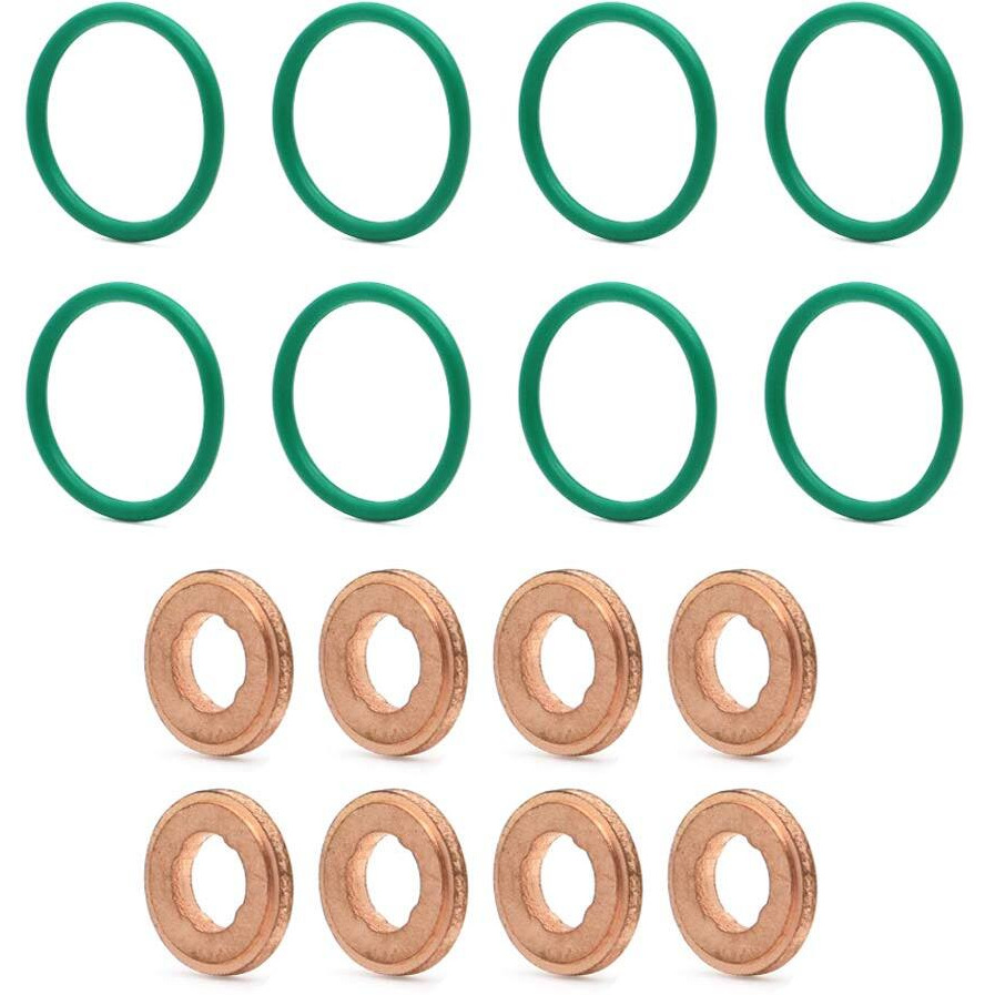 Autovic Injector O-Ring Seal Kit For 2004.5-2010 Durmax Lly Lbz Lmm Gaskets O-Rings Kits-16Pcs