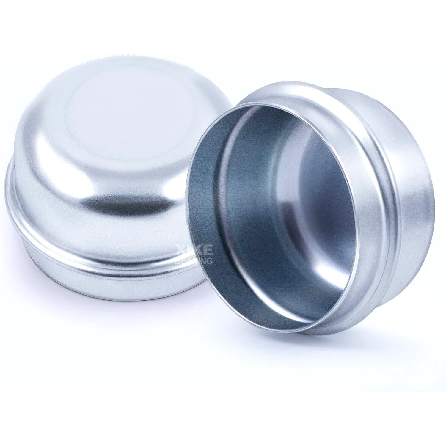 Xike 2 Set 1.78" Od Trailer Bearings Dust Cap Grease Cap, Fits 3/4" Trailer Wheel Hub Axles.