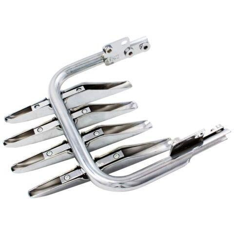 Classics Rigid Stealth Luggage Rack Compatible With Harley Davidson 1999-2008 Electra Glide Standard Road King 2006-2008 Flhx