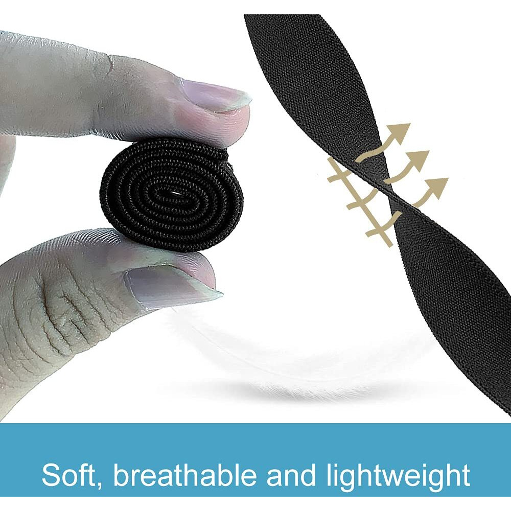 C2D Joy Stretchy Loop Nylon Strap Compatible With Garmin Vivofit Jr 3 Bands Watch Adjustable Elastic Sport Wristband - Midnight Blue