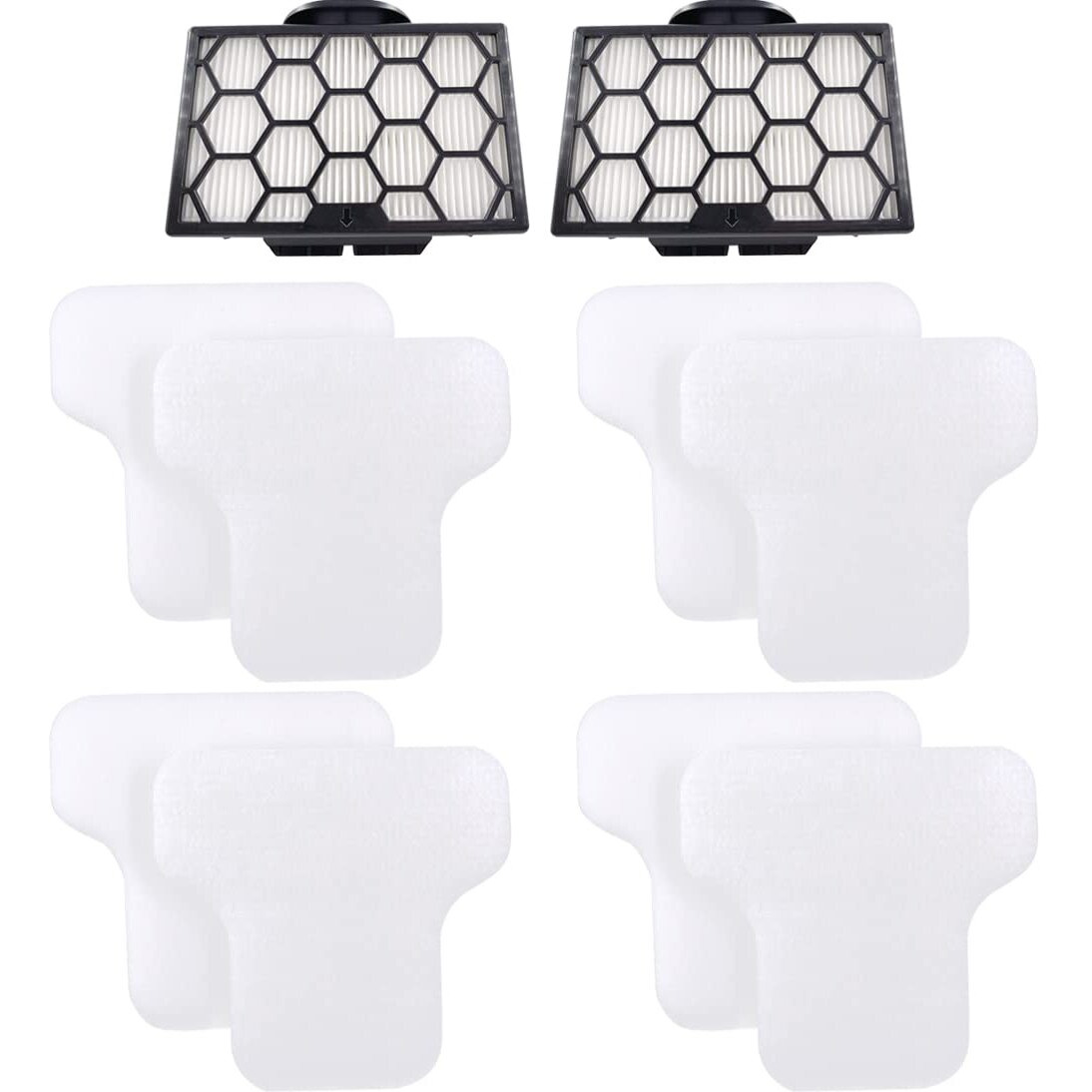 Dttery Filter Replacement For Shark Cz350 Cz351 Cz2001 Vertex Canister Pet Bagless Duoclean Powerfins Corded Vacuum Part Xhpcz350 Xffkcz350