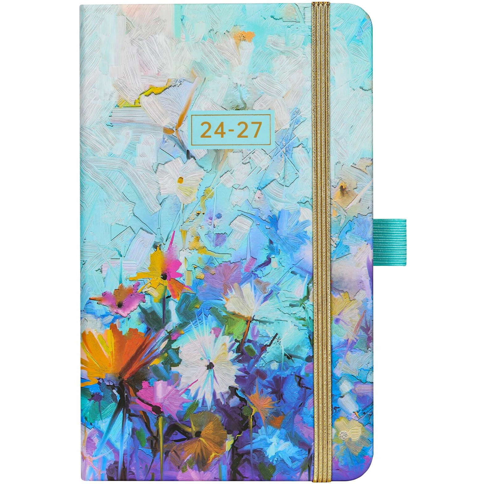 2024-2027 Pocket Planner/Calendar - 3 Year Monthly Planner 2024-2027, July 2024 - June 2027, 6.3" X 3.8", 60 Notes Pages, Inner Pocket, Pen Loop, Elastic Closure, Perfect Organizer For Purse