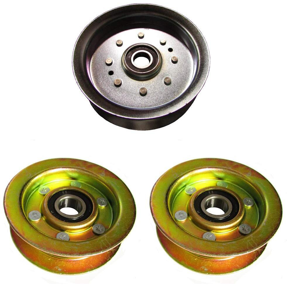 3 Piece Idler Pulley Set 1 Large Pulley Y20629 2 Small Pulleys Gy20067 Fits John Deere