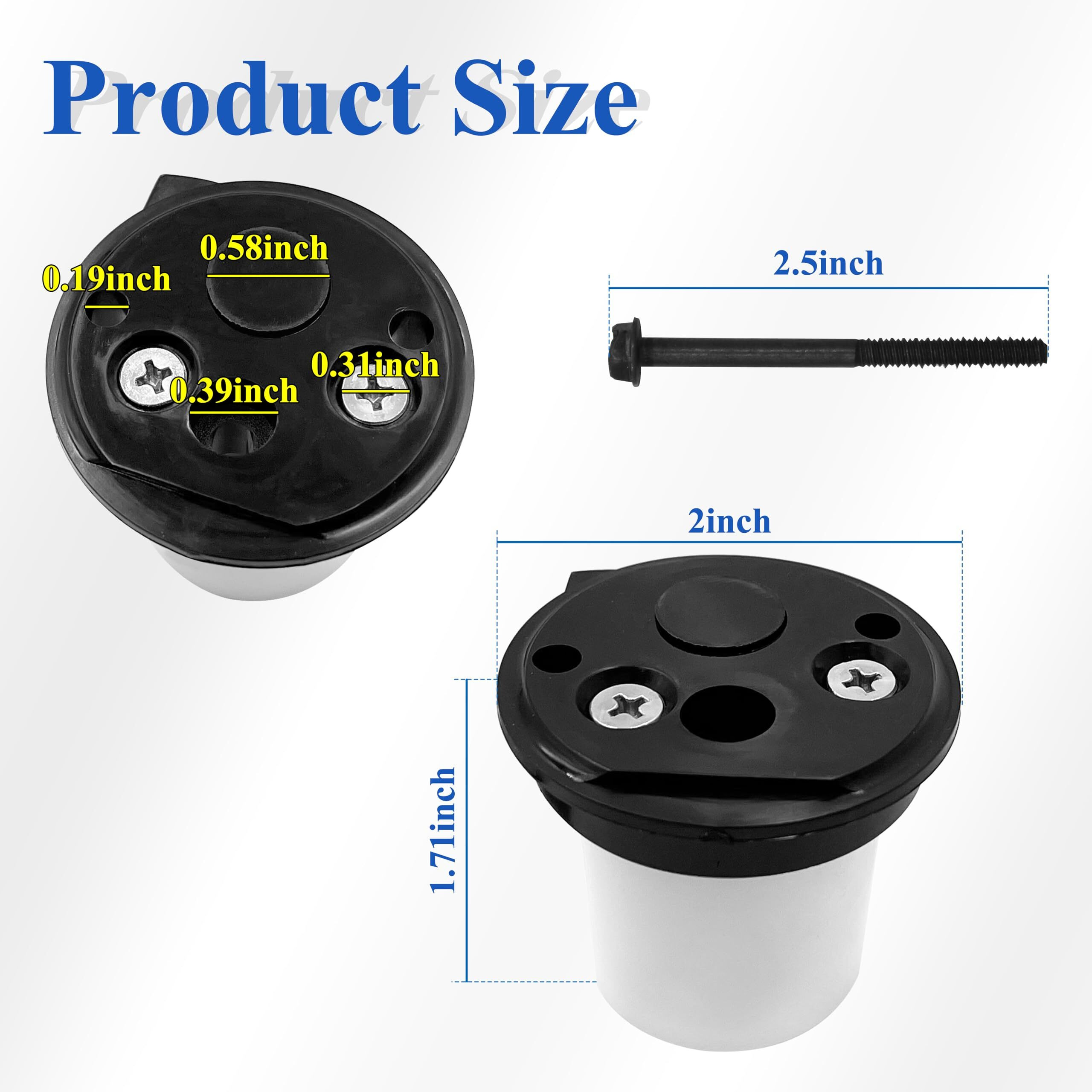 Nipponasia 385310683 Spring Cartridge Kit, Compatible With Dometic 110 And 210 Series Rv Toilets (Black)