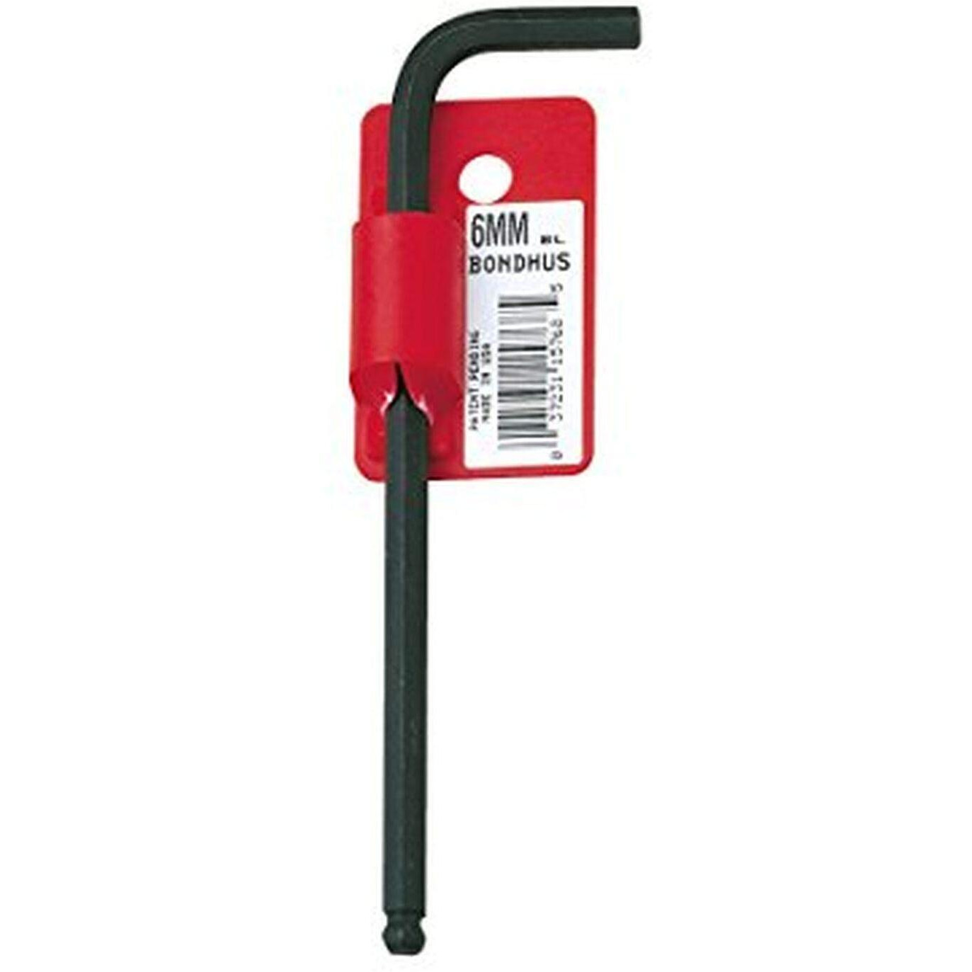 Bondhus 15780 12Mm Ball End Tip Hex Key L-Wrench W/Proguard Finish, Long Arm