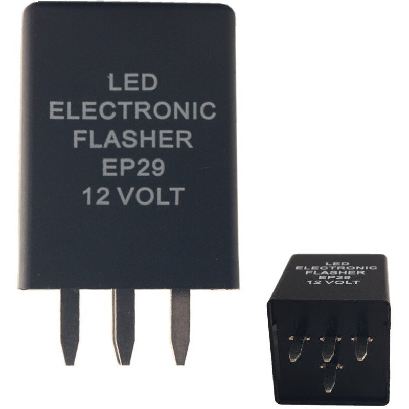 Dewhel Led Electronic Flasher Ep29 12 Volt 4-Pin Ep29N Relay Fix For Led Turn Signal Bulbs Hyper Flash Fix 1996-2005 Cadillac Chevrolet Gmc Oldsmobile