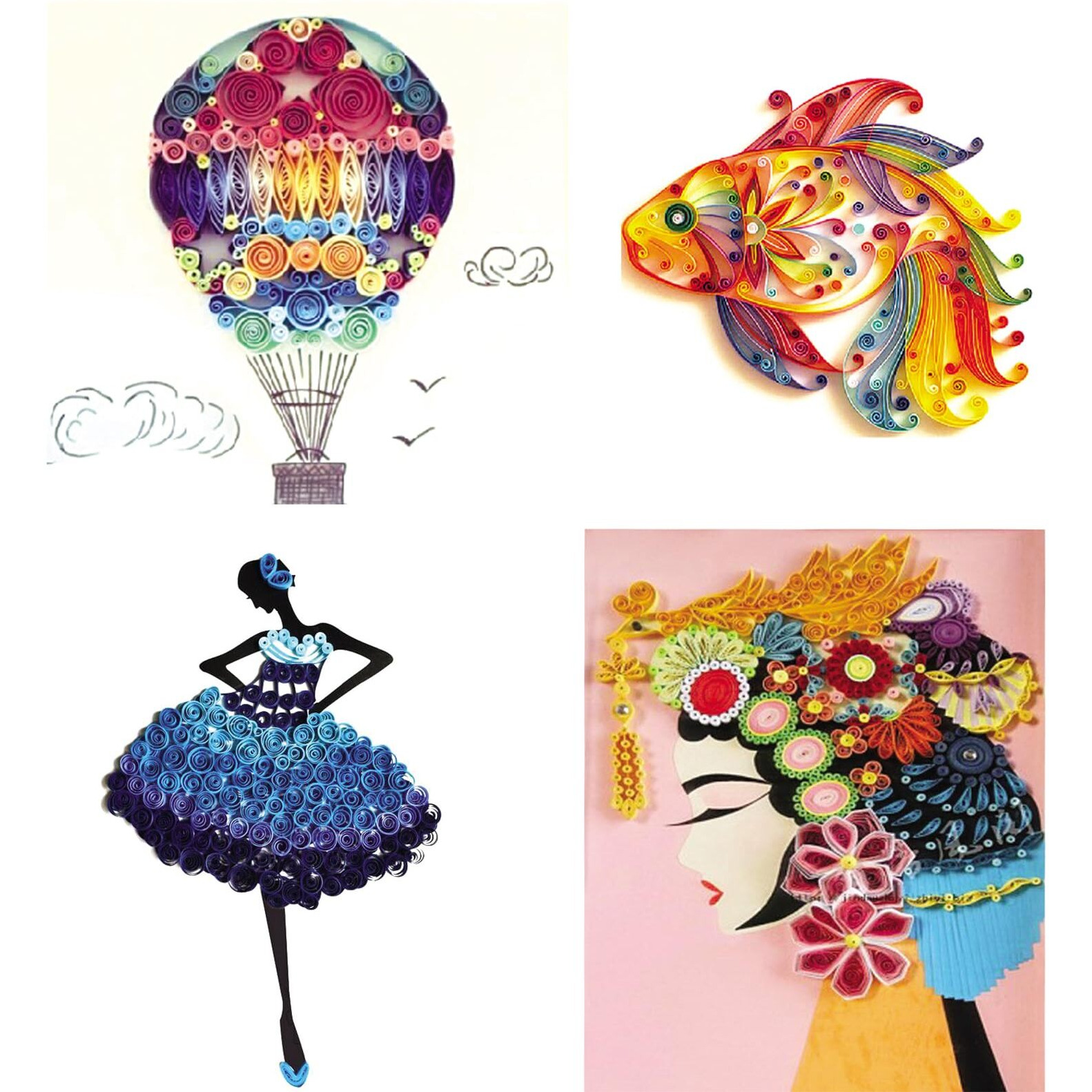 Konsait 20 Pack Paper Quilling Accessories Kit - Quilling Supplies For Adults - Diy Drawing Handcraft