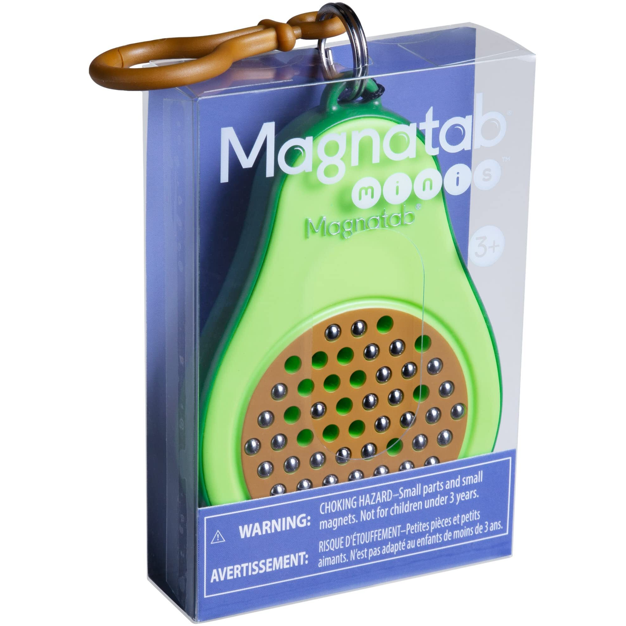 Playmonster Magnatab Minis - Avocado - Sensory Fidget Toy - Drawing Tool - Satisfying Sounds - Travel-Friendly - Ages 3+