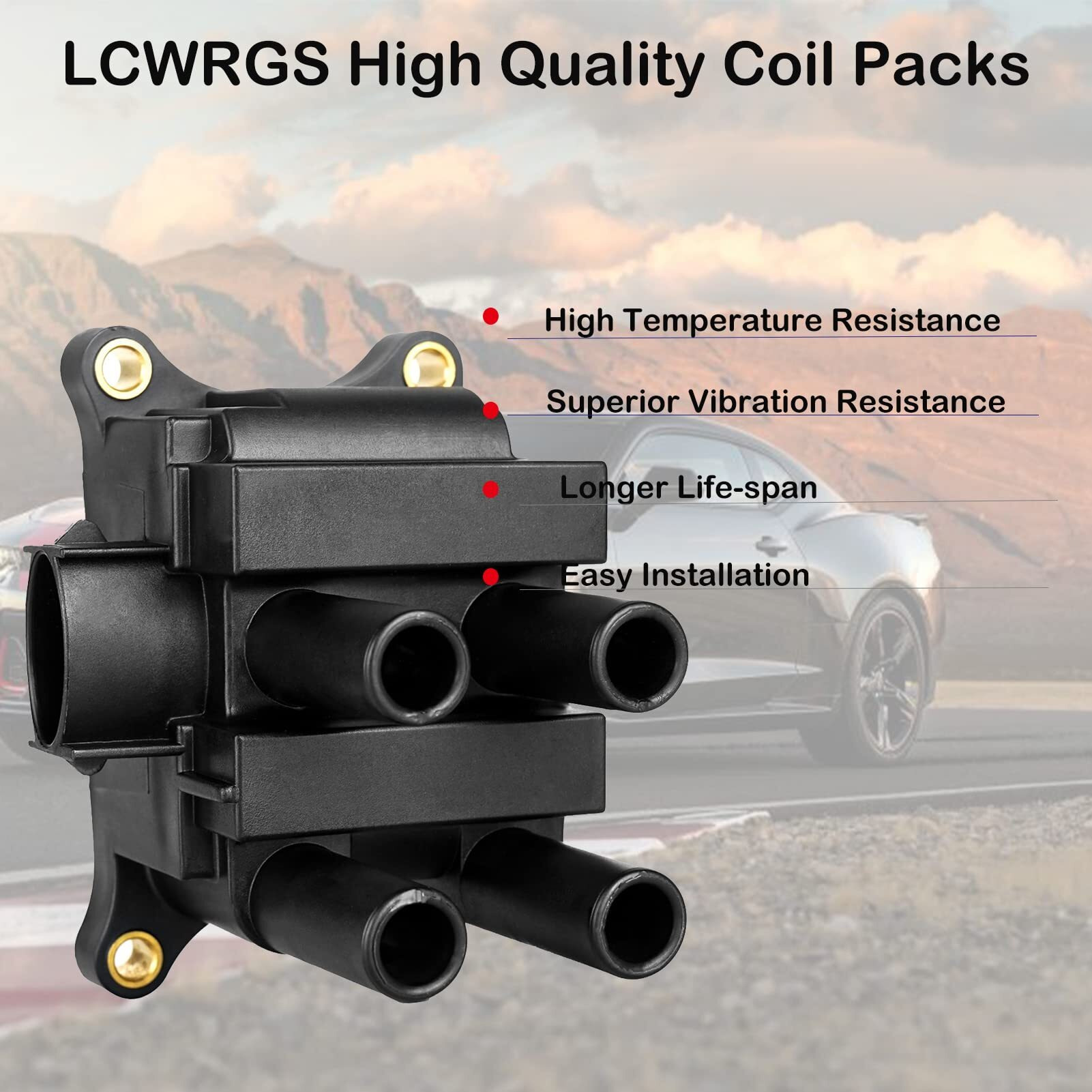 Ignition Coils Fits For 2.0 2.3 L4 Ford Focus Ranger Mazda 6 2003 2004 2005 2006 2004 2008 2009 2010 2011 Coil Packs Replace Dg474 Dg489 Dg506 Fd497