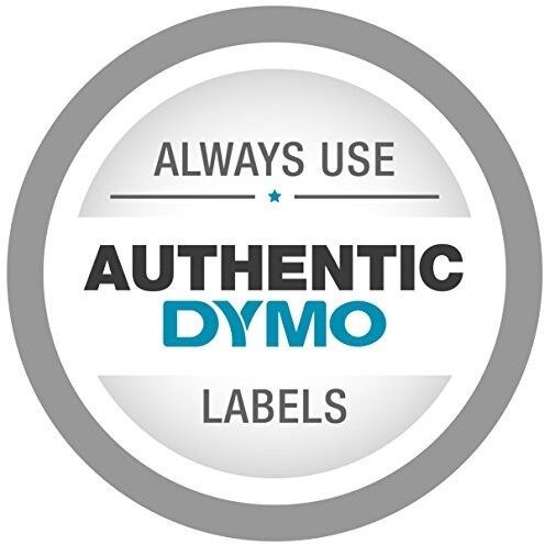 Dymo 1868738 Permanent Flat Surface, 6Mm, Black On Clear