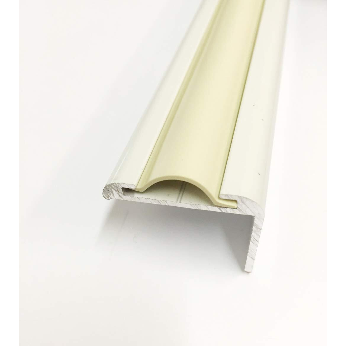 Qpn Colonial White 7/8" Insert Molding Trim Screw Cover Rv Camper Travel Trailer (50 Ft, Colonial White (Tanish Beige))