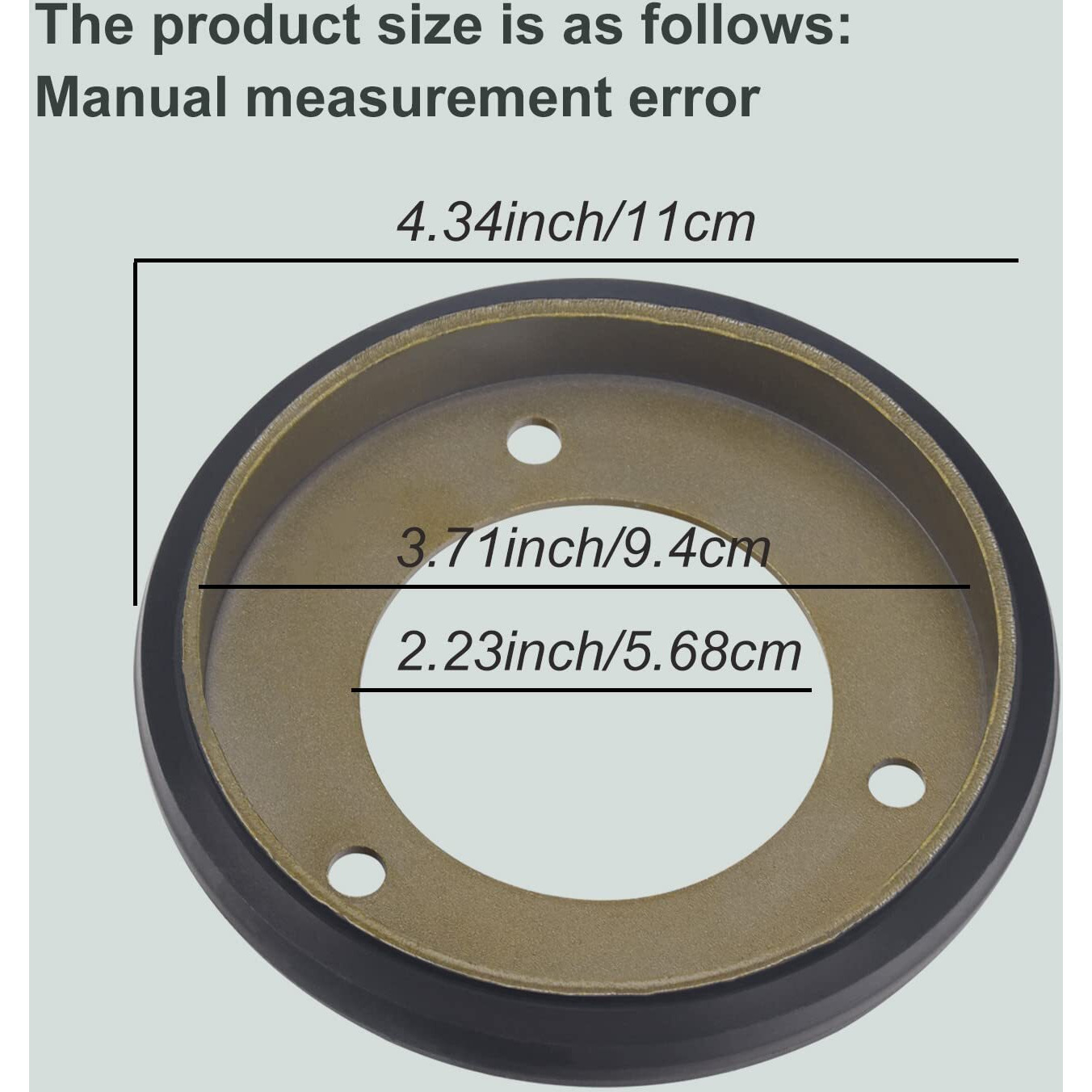 Haiouus 03248300 03240700 1501435Ma Drive/Friction Wheel Disc Compatible With Murray Ariens John Deere Snow Blower For 22013 022013 240-068 1501435Ma 313883 53830 Am123355 (Drive Friction Disc)