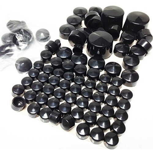 Xkmt-Black Bolts Toppers Caps Compatible With 2000-2005 2006 Harley Davidson Softail Twin Cam [B00Ywcuhk0]