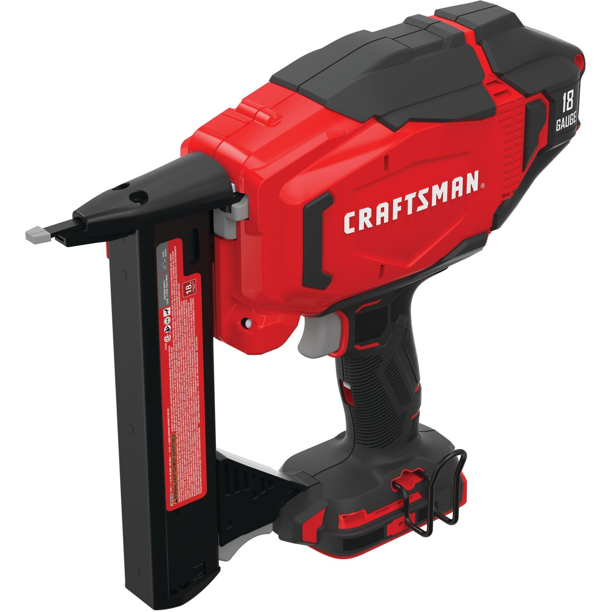Craftsman V20 Narrow Crown Stapler, Cordless, 18 Gauge, Tool Only (Cmcn618Nb)
