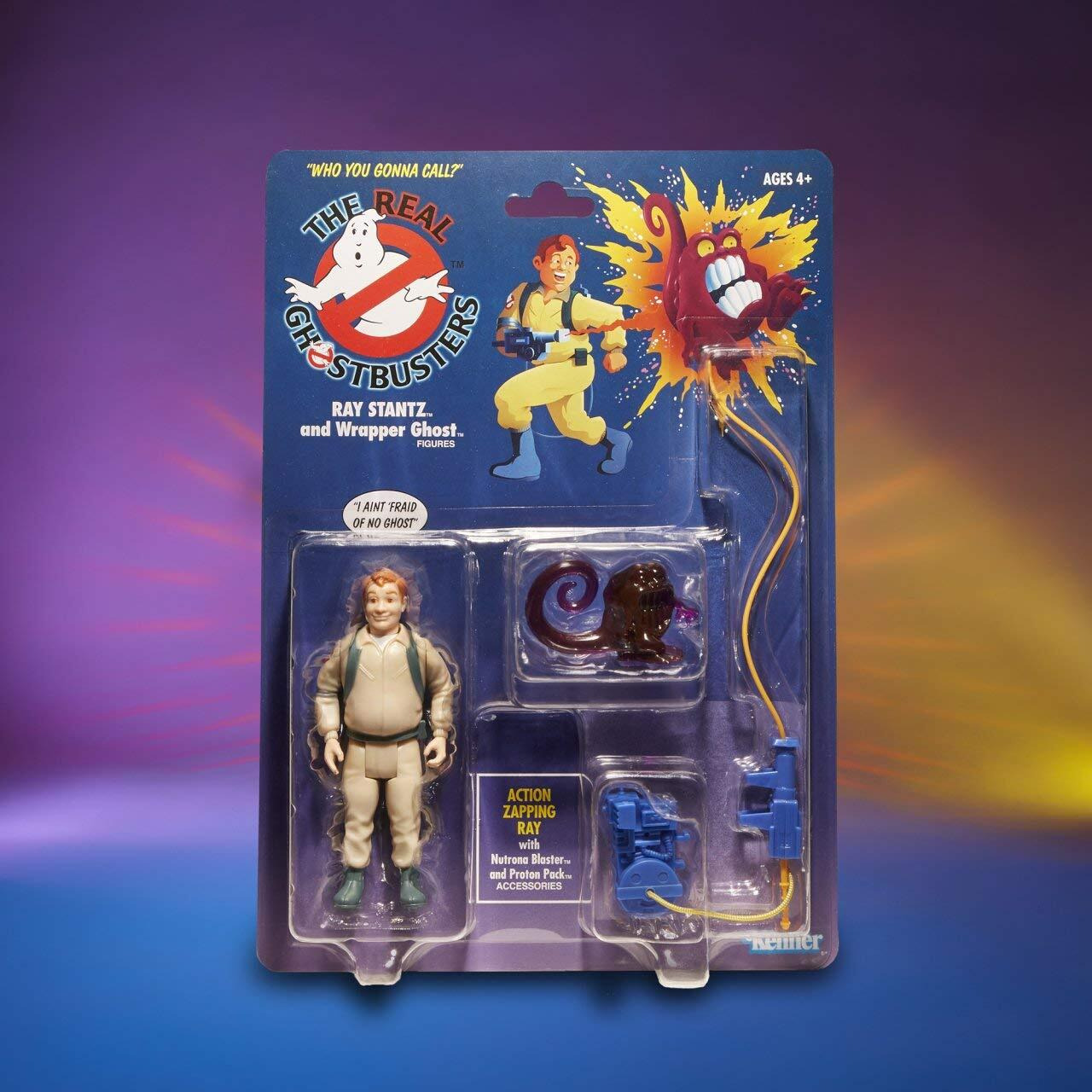 Ghostbusters Kenner Classics Ray Stantz And Wrapper Ghost Retro Action Figure Toy With Proton Pack And Accessories Great Gift For Collectors