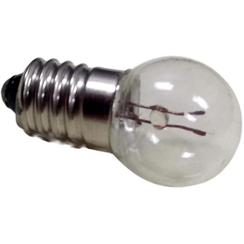 Gutreise Dc 50Pcs E10 2.5V 0.3A Warm White Bulb Light Bulbs Miniature Screw Base (2.5V)