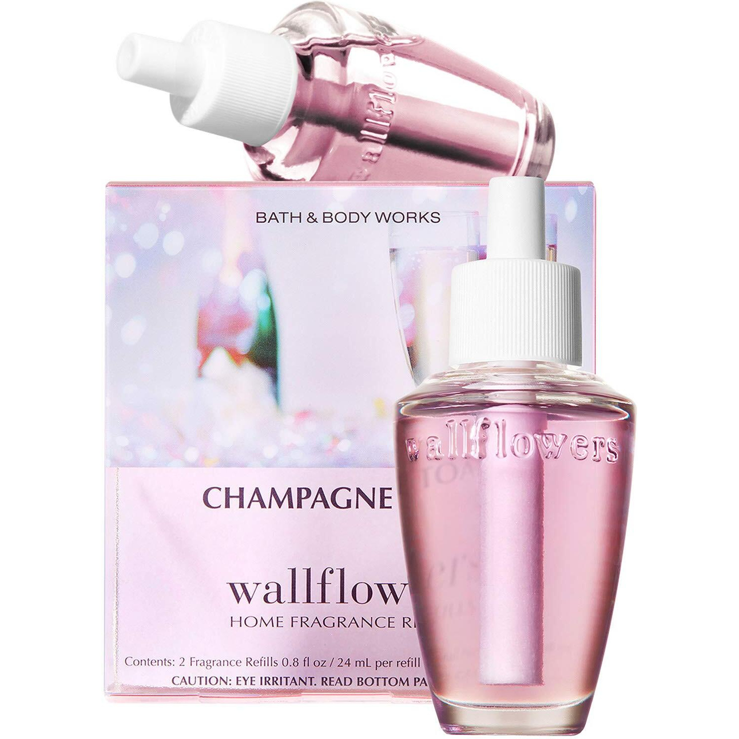 Bath And Body Works New Look Champagne Toast Wallflowers 2-Pack Refills
