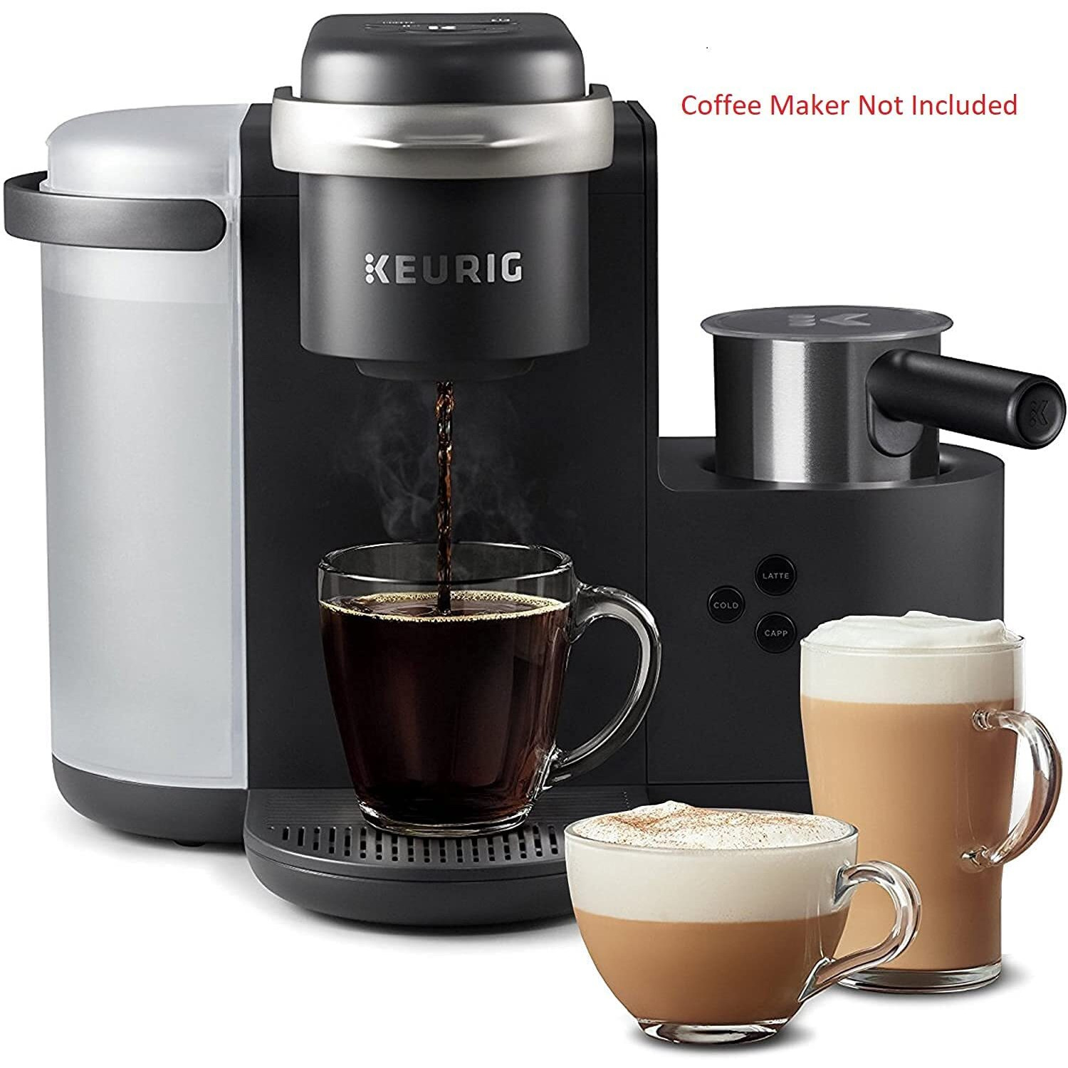 Replacement Water Reservoir For Keurig K-Caf Single Serve Coffee Latte & Cappuccino Maker (Black Handle)