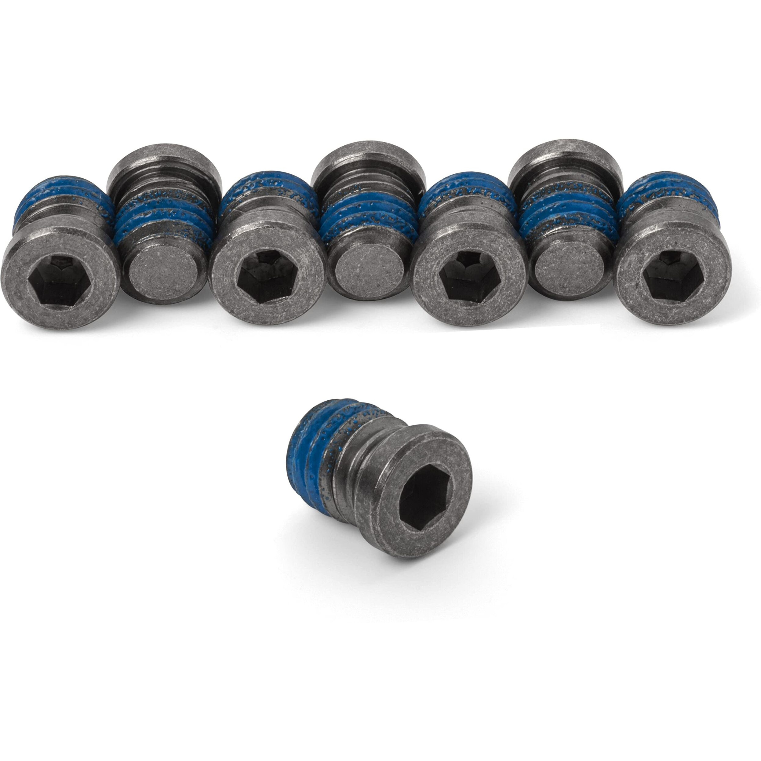 No-Profile Recessed Bottle Cage Boss Blanking & Sealing Screws (Off-Black, 8-Pack)