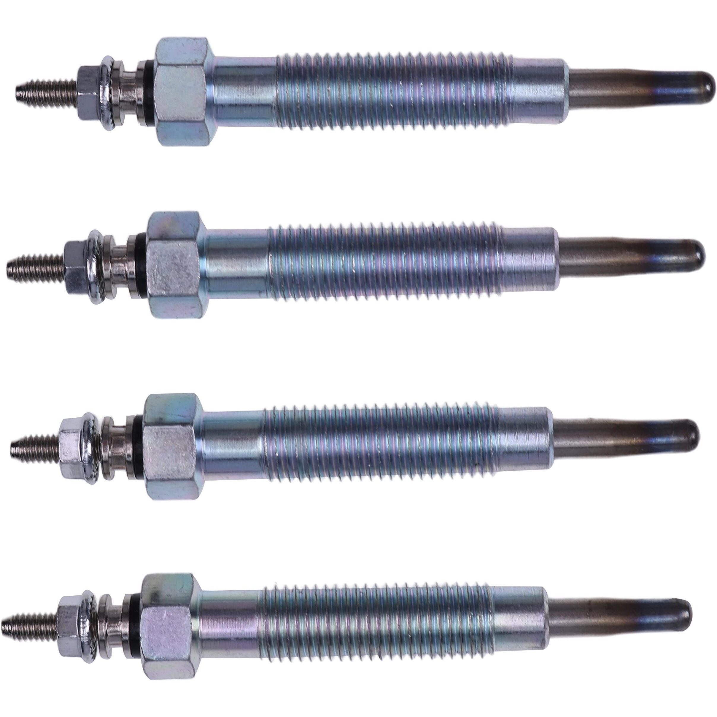 Jeenda Glow Plug E6303-65511 E6301-65512 Compatible With Kioti Ck25 Ck2510 Ck2610 Ck27 Ck30 Ck35 Dk35 Dk40 Dk45 Dk50 Dk551 Ds3510 Ds4510 Lk2554 Lk2610 Lk30 Mahindra 3510 (4)