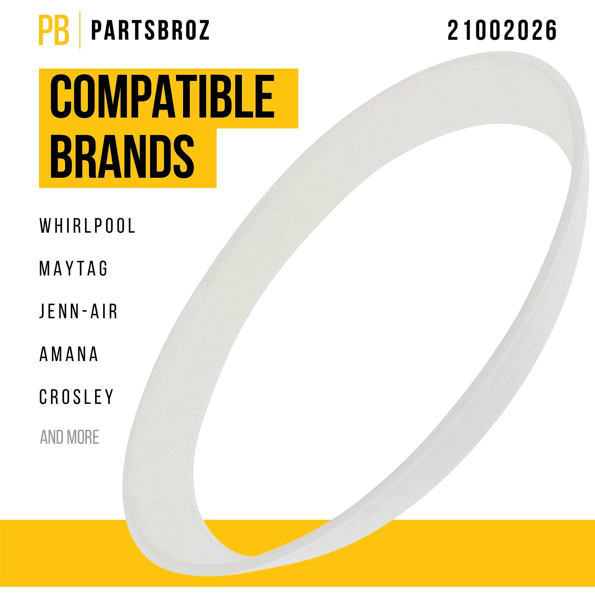 Partsbroz Wp21002026 21002026 Snubber Ring - Compatible With Whirlpool Maytag Amana Washer - Replaces Ap6005786 Ps11738845 Wp21002026Vp 21001161 - Reduces Noise And Vibrations