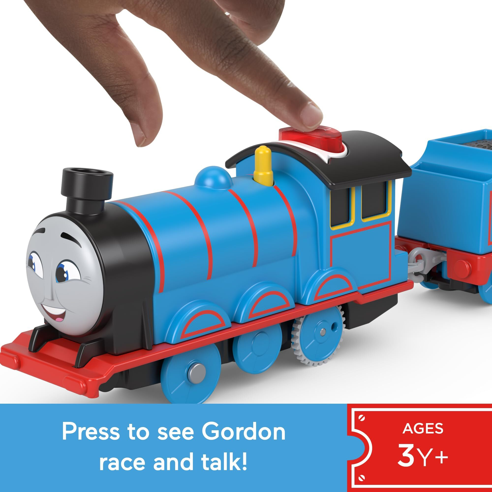 Thomas & Friends Motorized Toy Train Talking Gordon Battery-Powered Engine With Sounds & Phrases For Preschool Kids 3+ Years