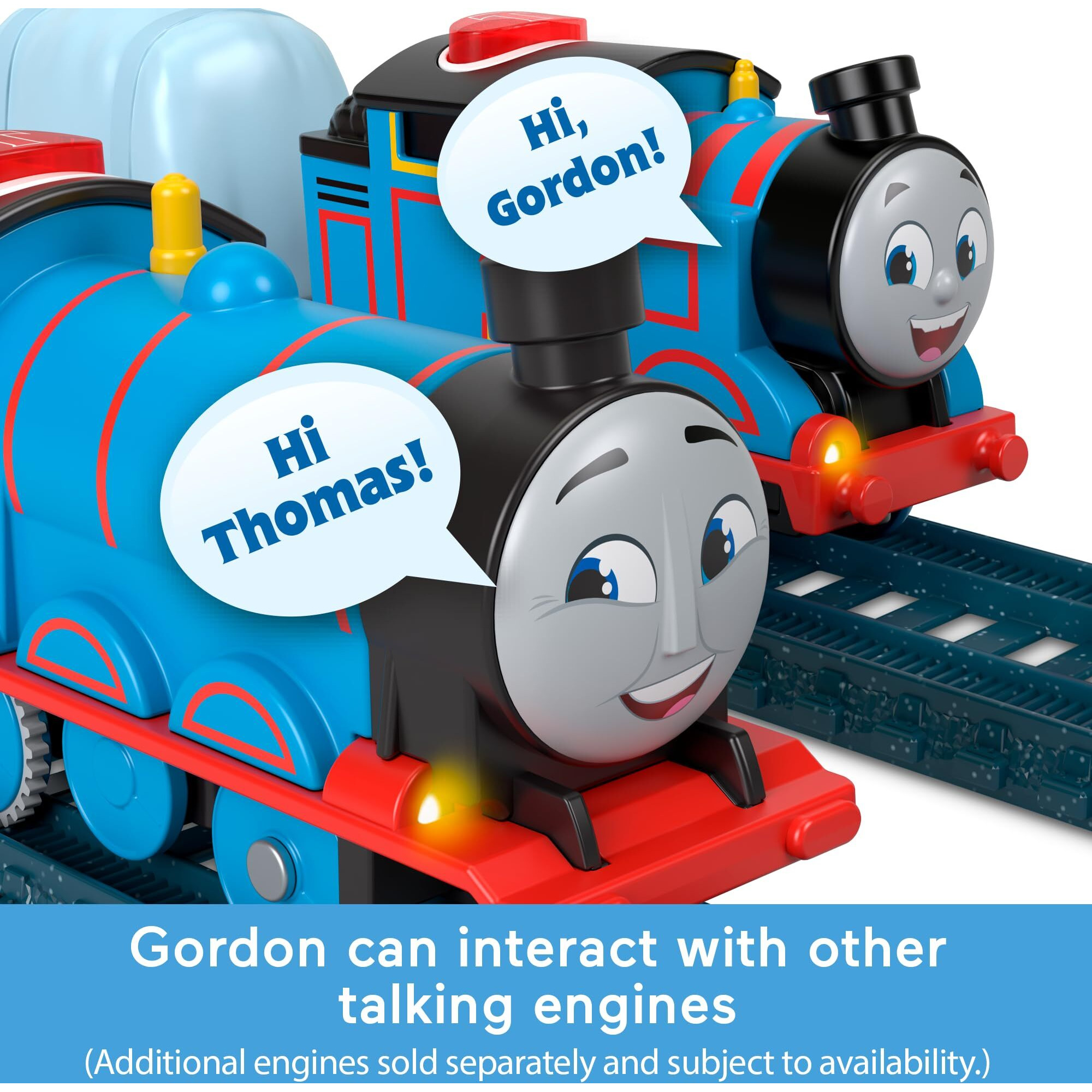 Thomas & Friends Motorized Toy Train Talking Gordon Battery-Powered Engine With Sounds & Phrases For Preschool Kids 3+ Years
