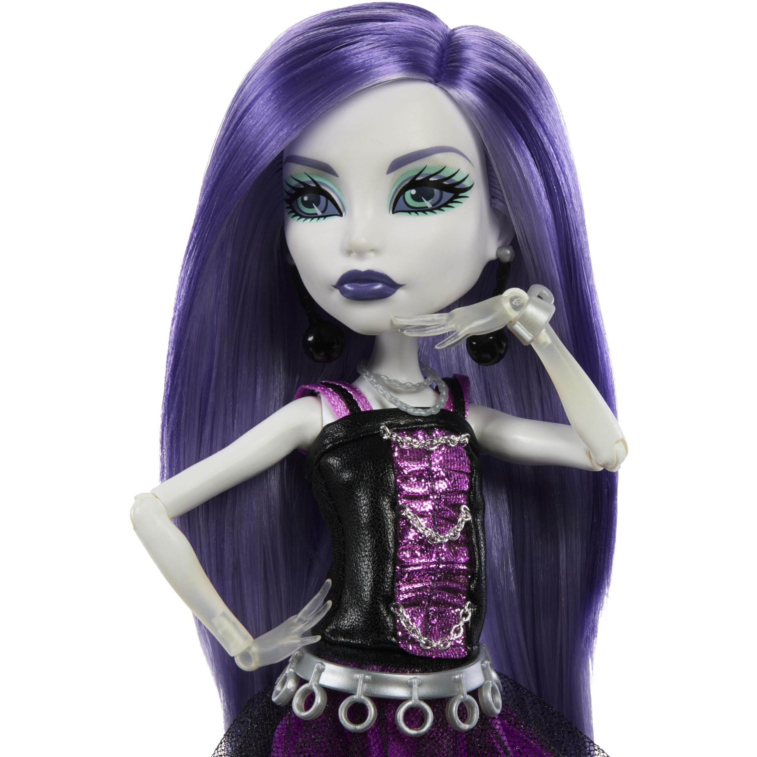 Monster High Booriginal Creeproduction Doll, Spectra Vondergeist Collectible Reproduction With Doll Stand, Diary & Pet Ferret Rhuen