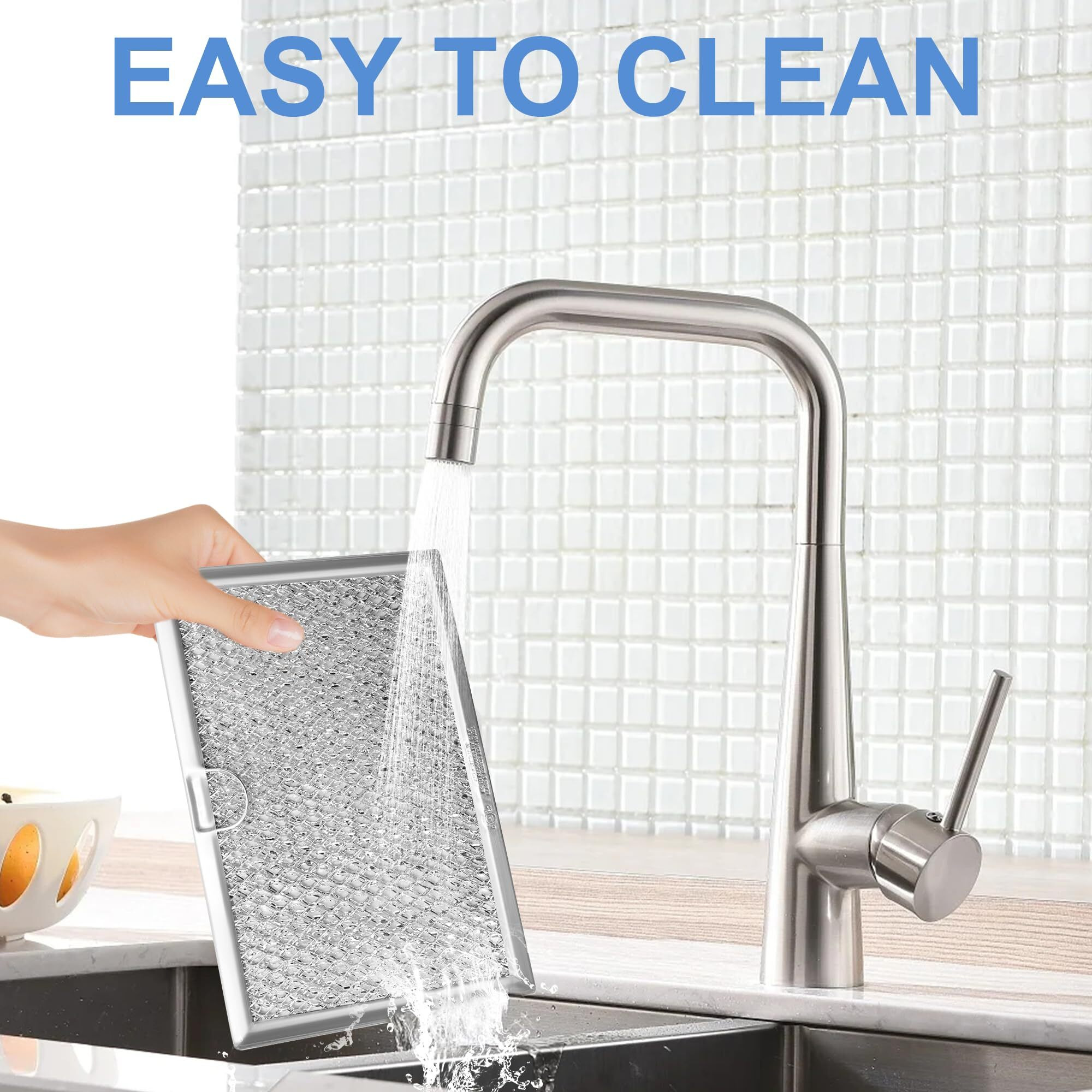 5304464105 5304478913 Microwave Vent Filter 5 X 7-5/8,Fit Frigi-Daire G-E Microwave,Replace Wb06X10608 5304517871 5304509444(2 Pack)