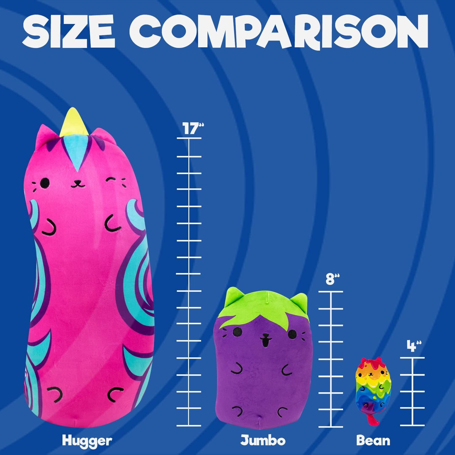 Cats Vs Pickles - Hugger - Unicat - 17" Super-Soft And Huggable Plush The Perfect Cuddle Buddy Use As Fun Bedroom Dcor, Bed Pillows, Or Calm Down Toys