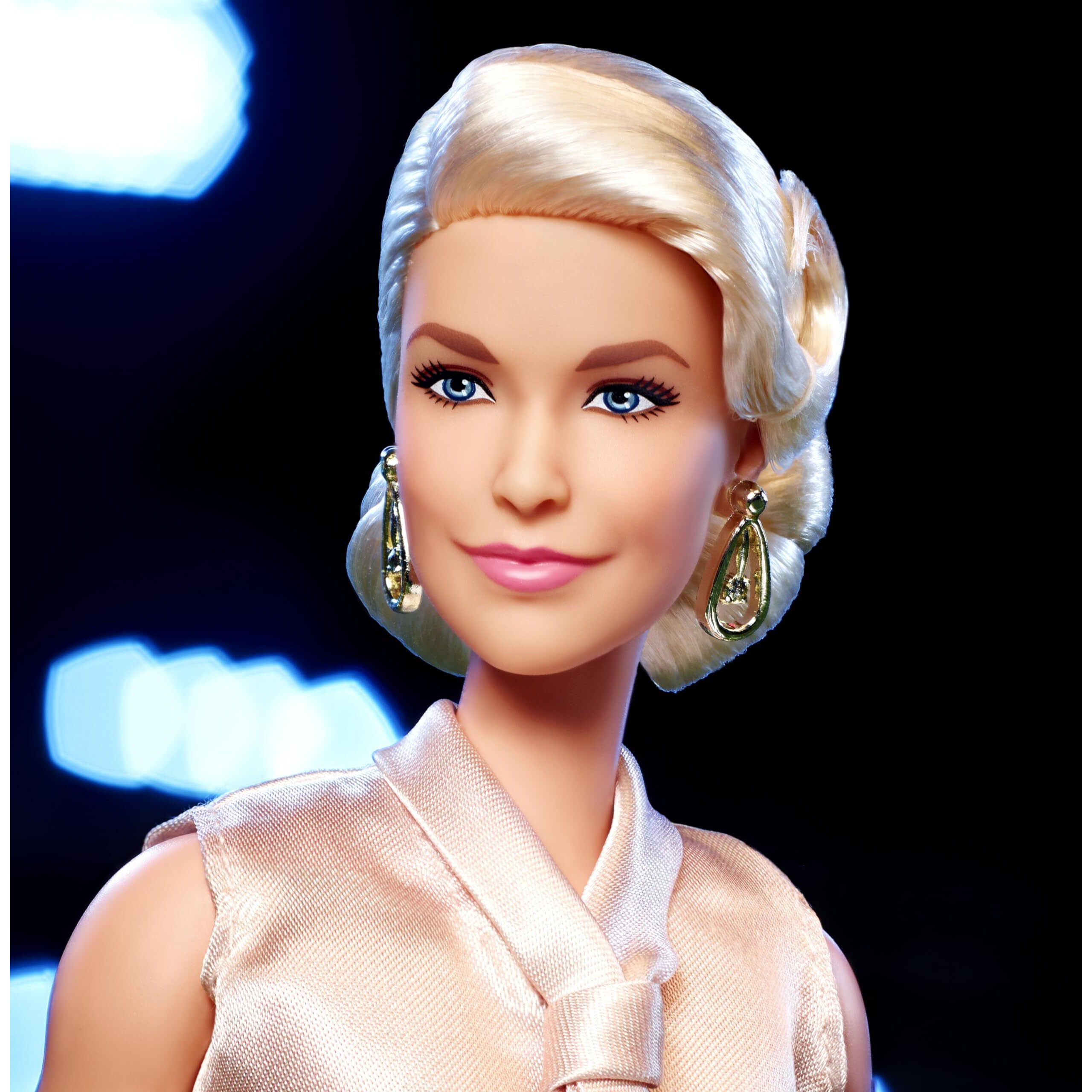 Barbie Signature Fashion Doll, Rebecca From Ted Lasso In Elegant Blouse & Black Slacks, Collectible With Displayable Packaging