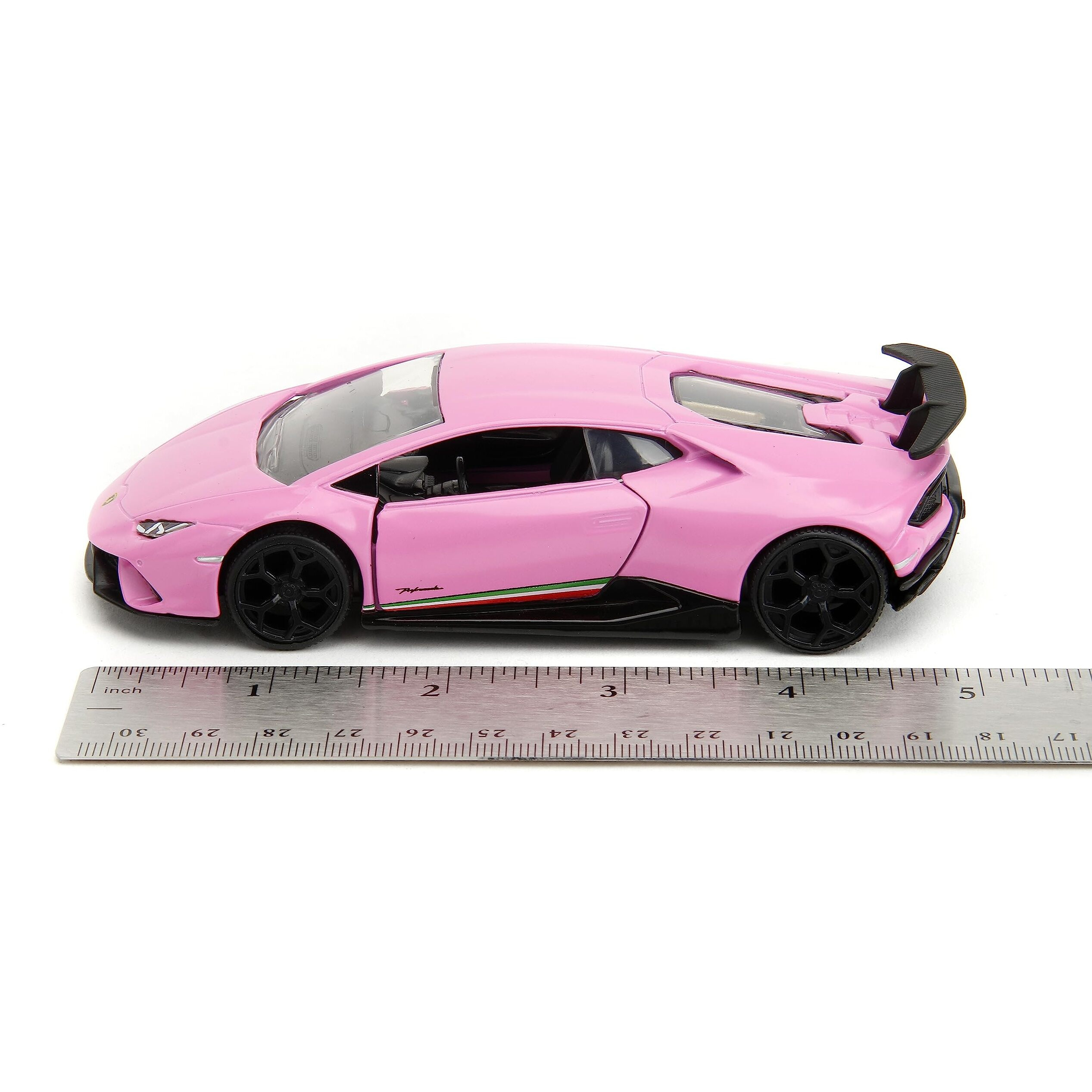 Pink Slips 132 W1 Lamborghini Huracn Performante Die-Cast Car, Toys For Kids And Adults(Glossy Pink)