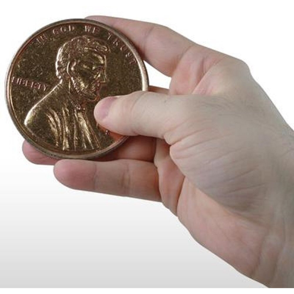 Giant Novelty Penny Fake Jumbo Coin By Loftus International
