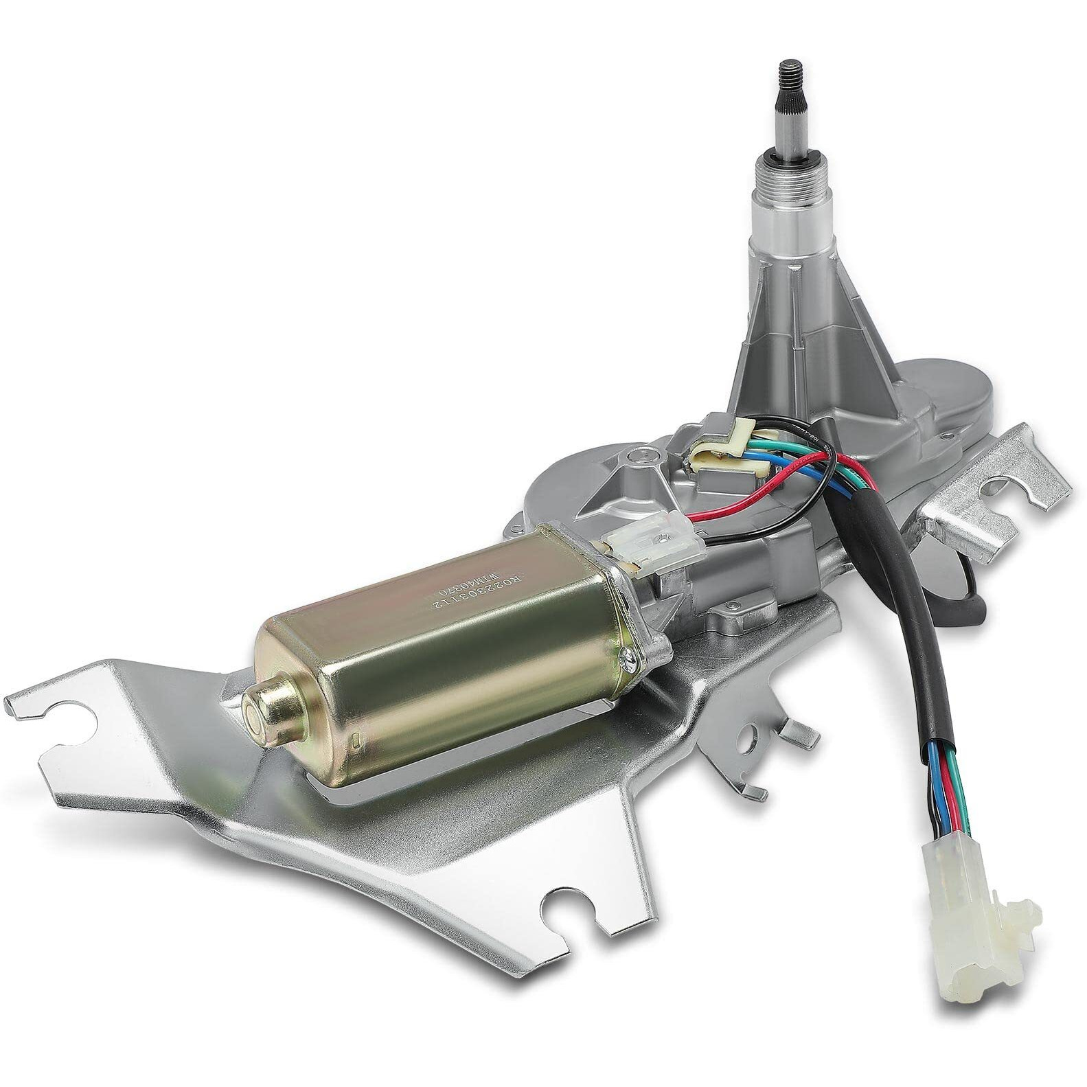 A-Premium Rear Windshield Wiper Motor Compatible With Honda Odyssey 2005 2006 2007 2008 2009 2010, Mini Passenger Van, 4-Pin, Replace 76710Shja01, 76710Shja02